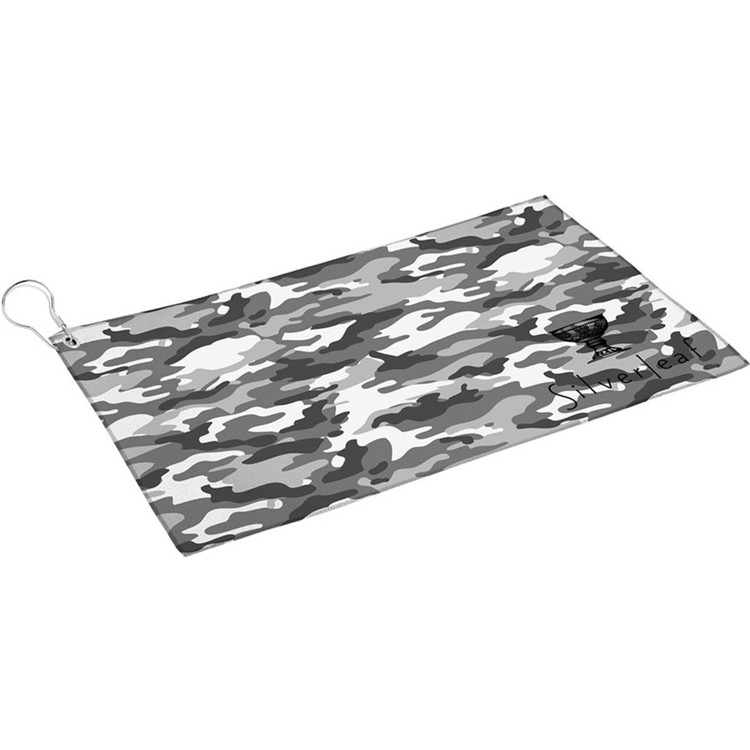 Opper Fiber Camo Cleaning Towel w/Carabiner (18"x12")