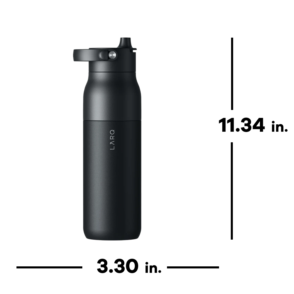 LARQ 34 oz Bottle PureVis 2, custom water bottle with logo imprint 4