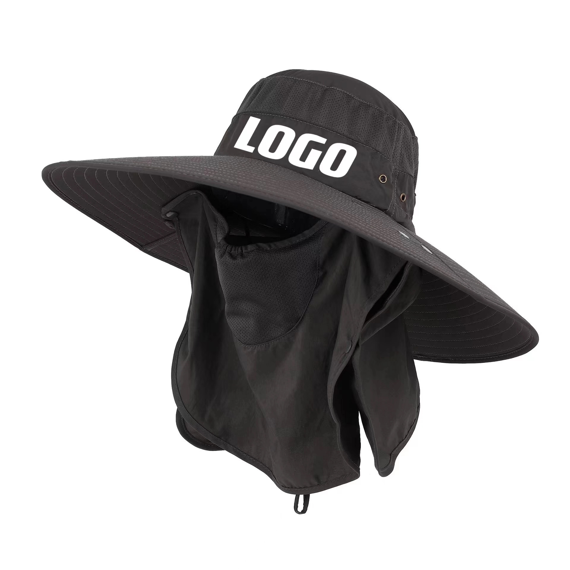 Protection Sunbonnet With Mesh Mask And Neck Flap 4