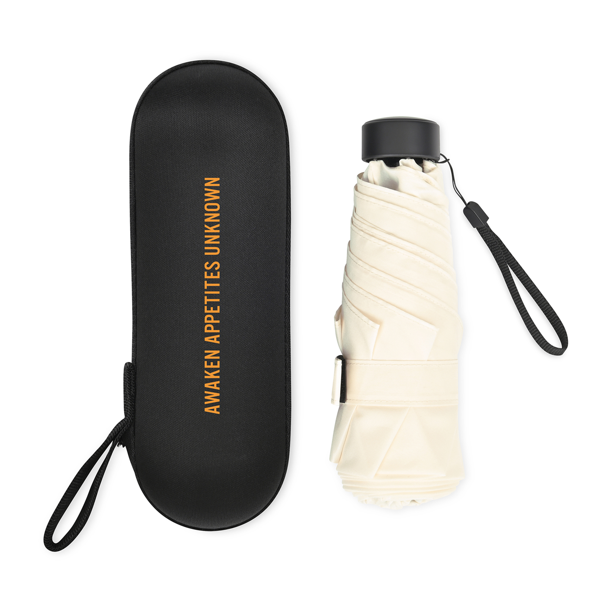 Elements 39" Recycled rPET Manual Mini Folding Umbrella 17
