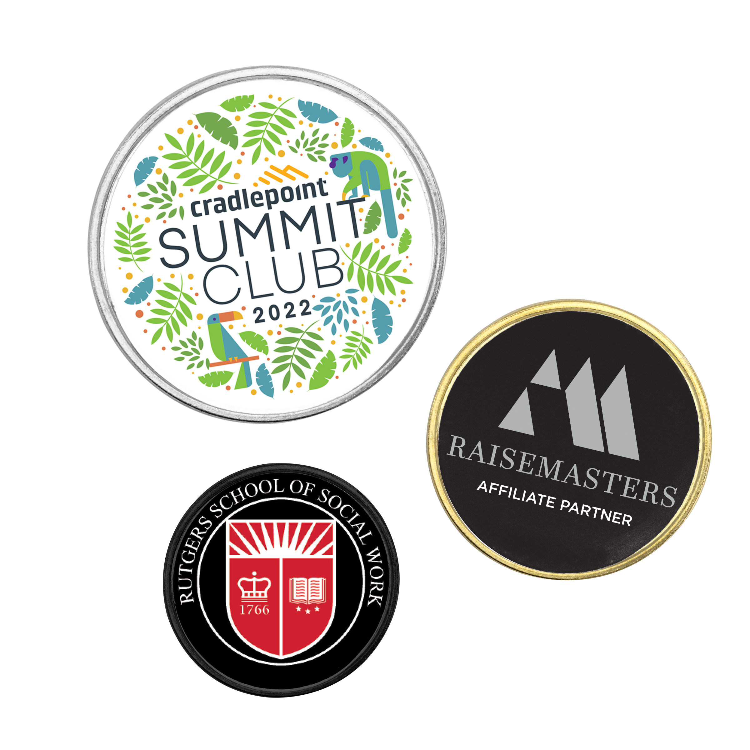 Lapel Pins Speed Printed Dome - 6 Day Production