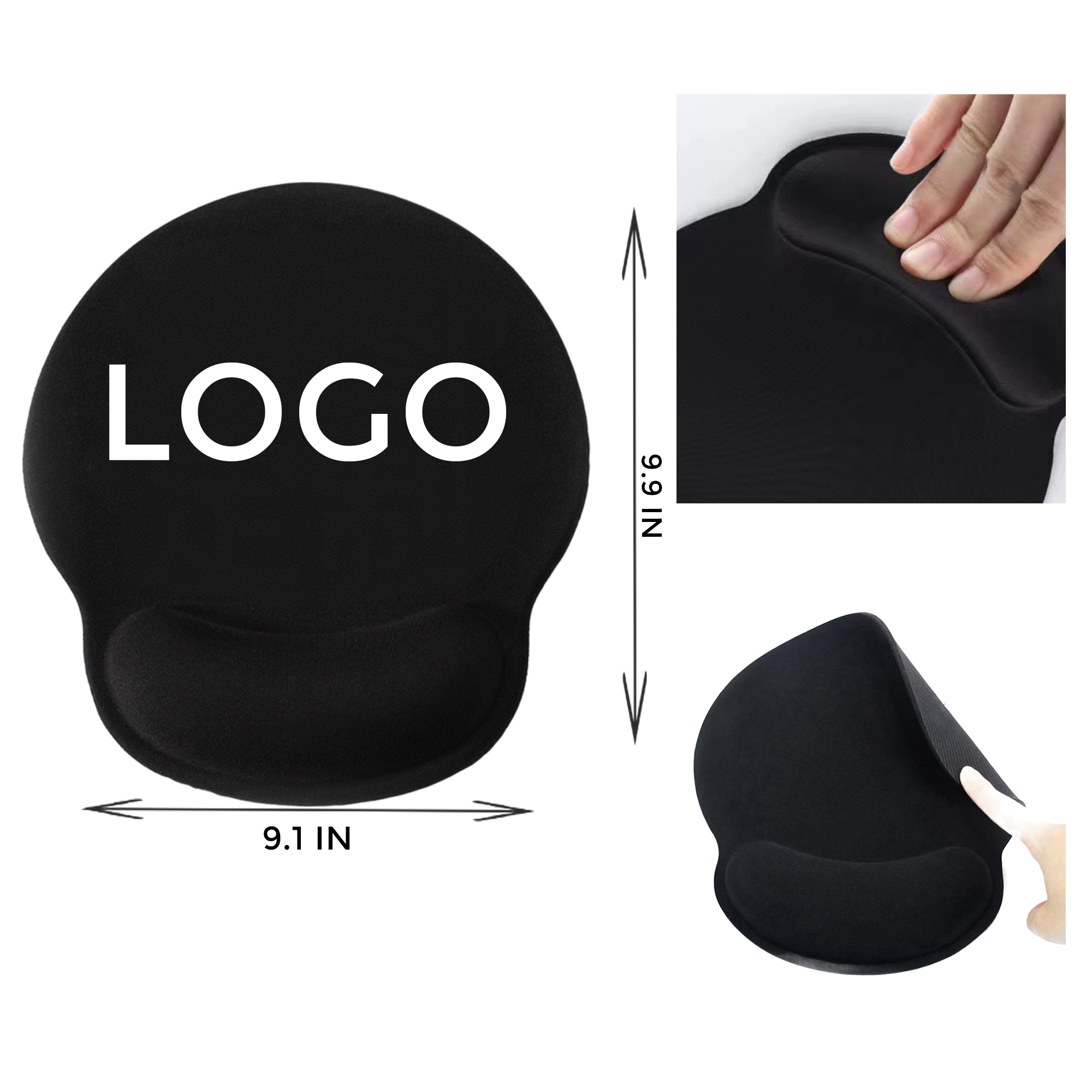 MOQ 10 PCS Ergonomic Wrist Support Mouse Pad 2