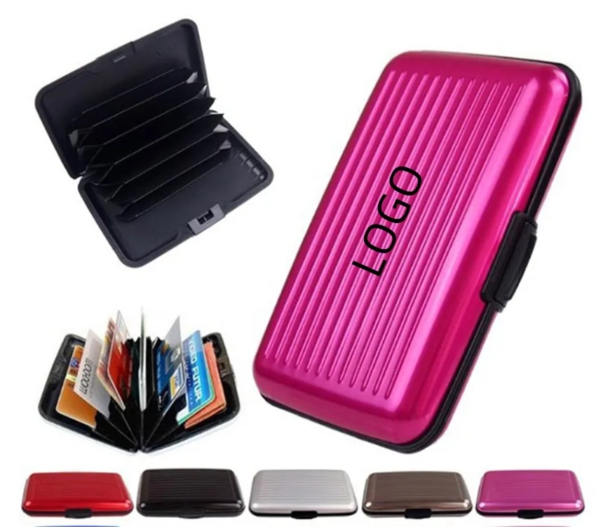 Aluminum alloy antimagnetic shield card box 2