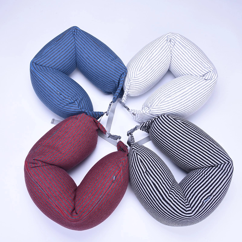 Particle Stuffed Neck Pillow With Cotton Cover 4