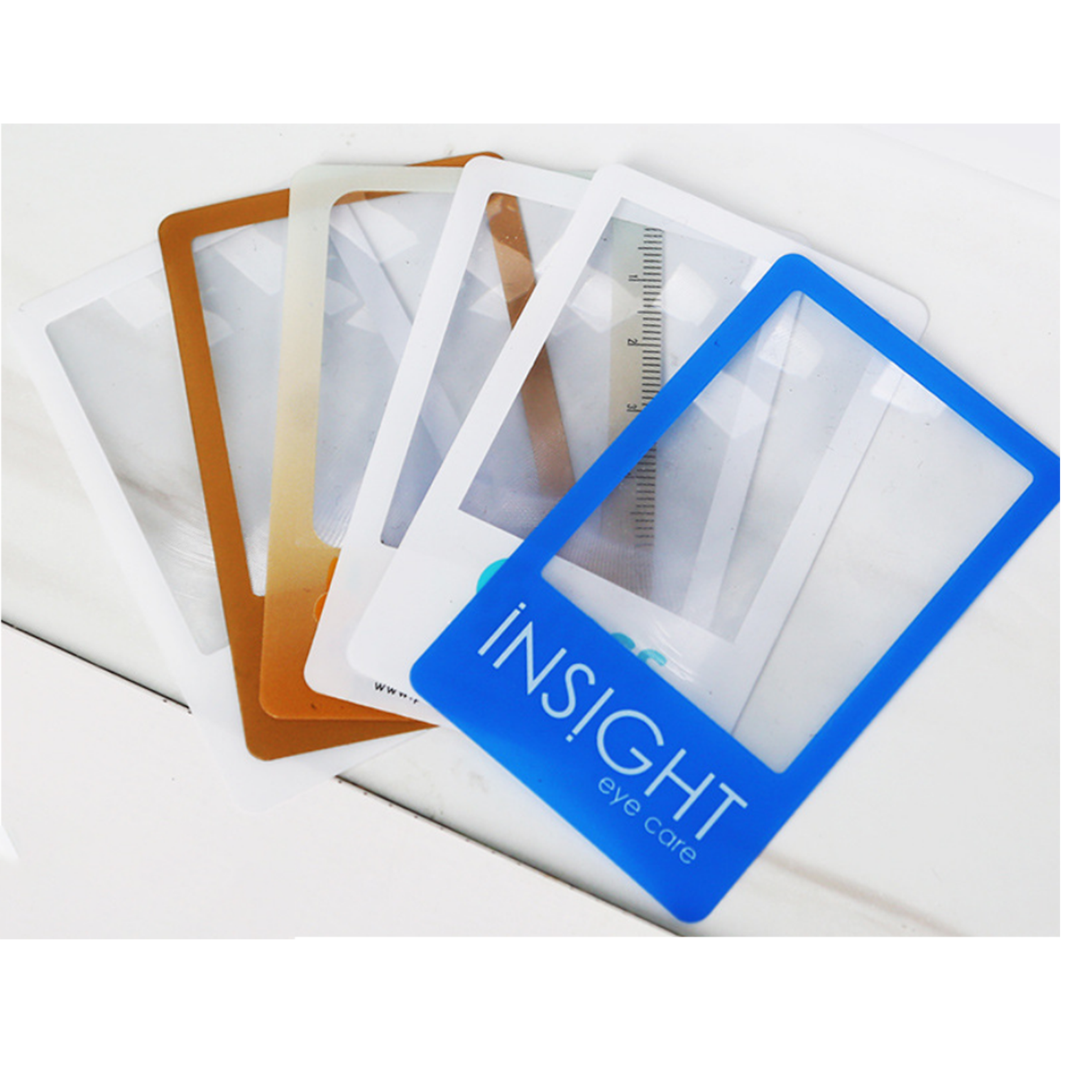 Card Shape Magnifier, custom ruler with logo imprint 2