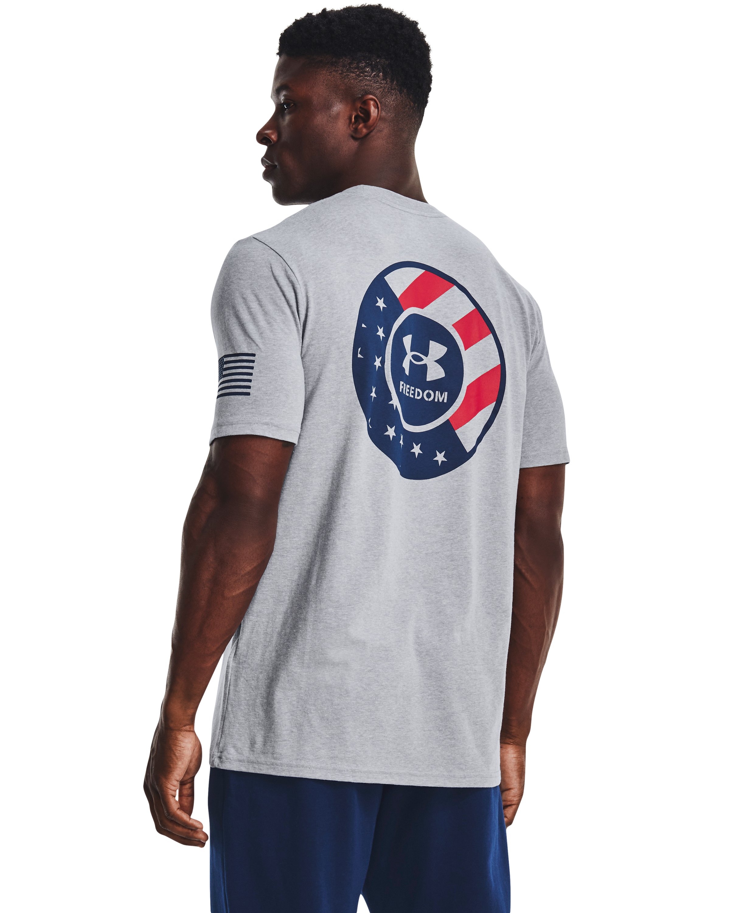 Men's UA Freedom Flag Bold T-Shirt  2