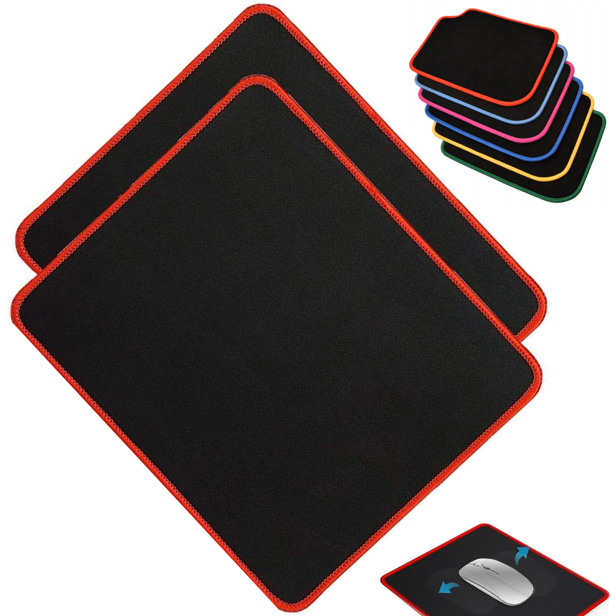 Stitched Edge Gaming Mouse Pad for Office 3