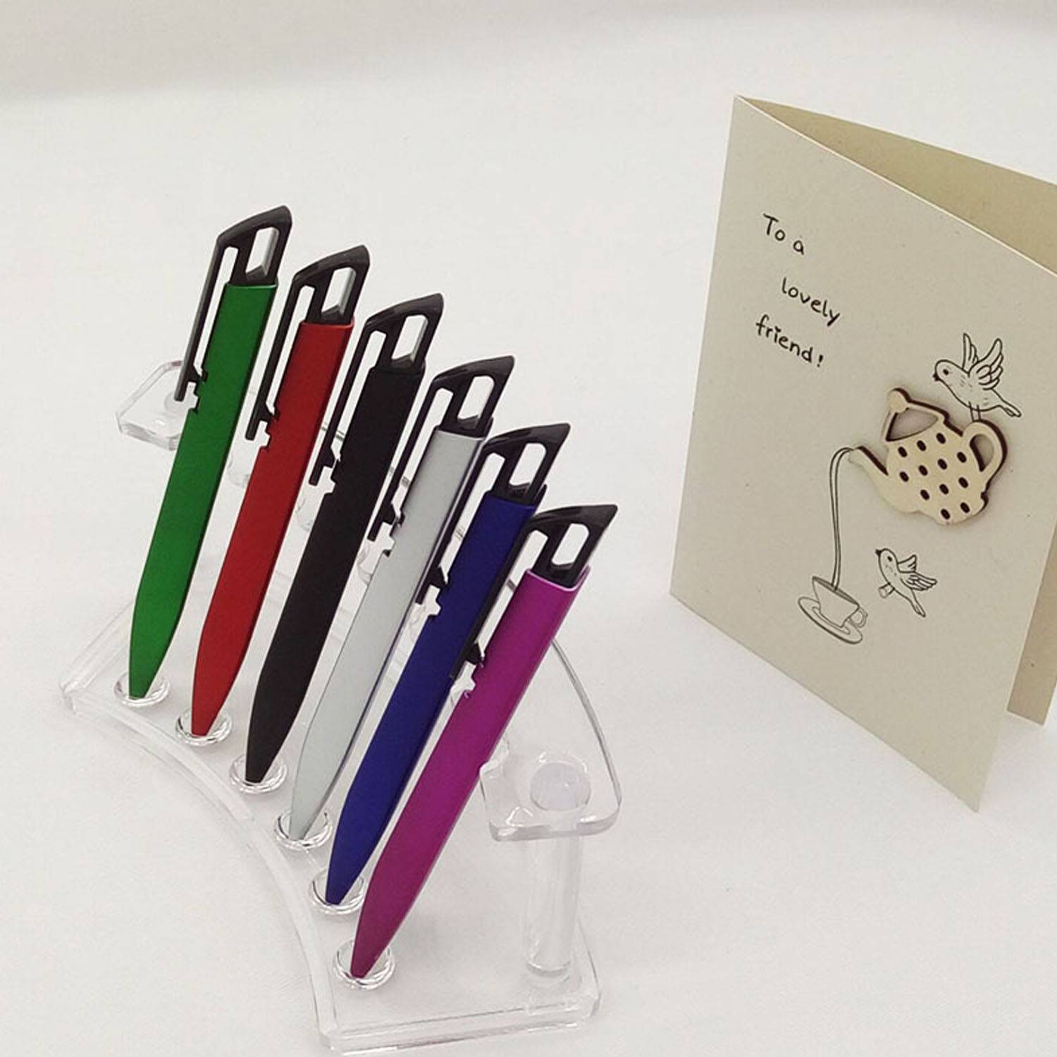 Triangular Click Action Pen 3