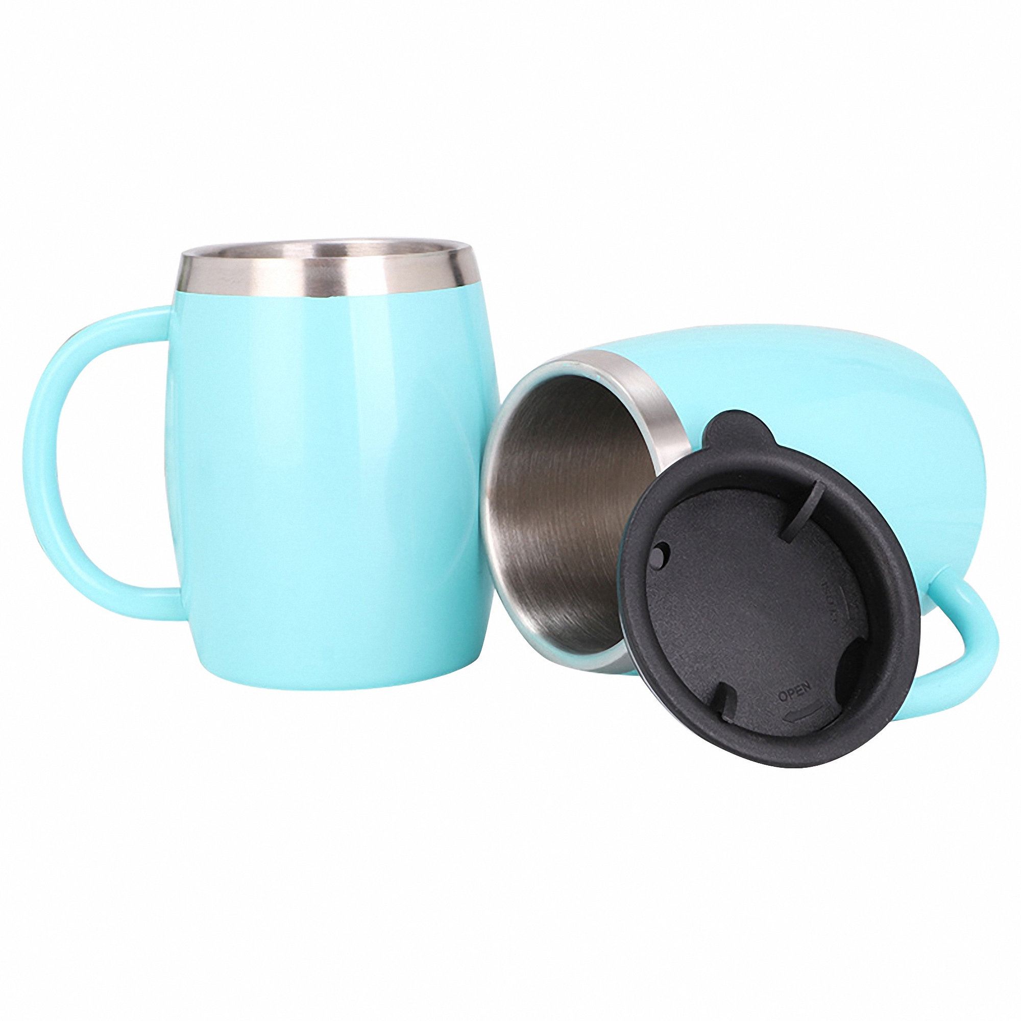 14 oz Stainless Steel Insulated Travel Mug 1