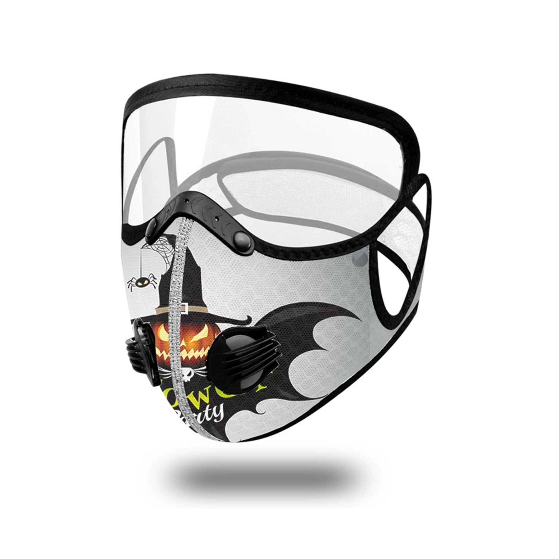 Halloween KN95 Face Mask Reusable  with Safety Glasses 5