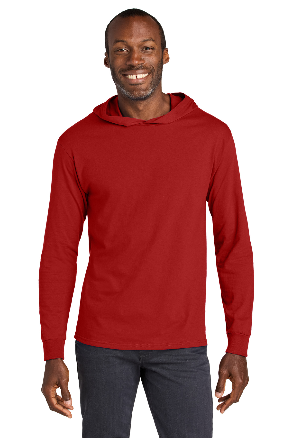 Jerzees Classics Unisex Cotton Long Sleeve Hooded T-Shirt 363LH 34