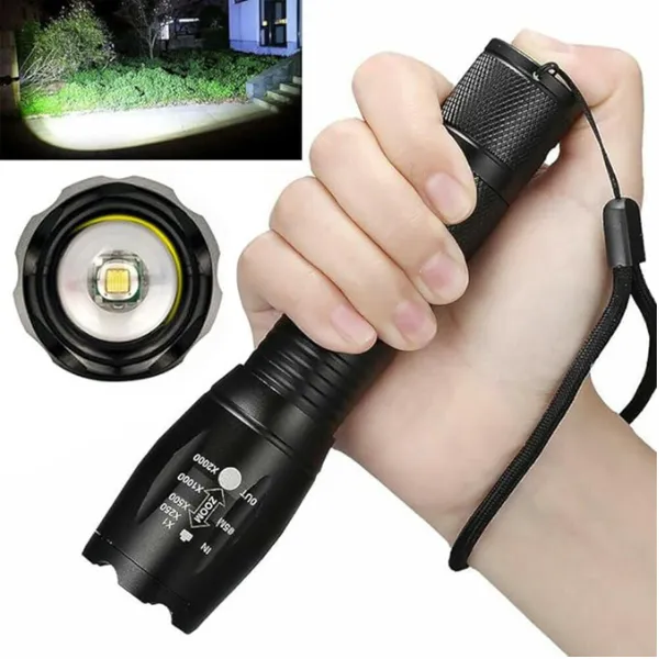 Outdoor High-Luminosity Aluminum Alloy Flashlight 2