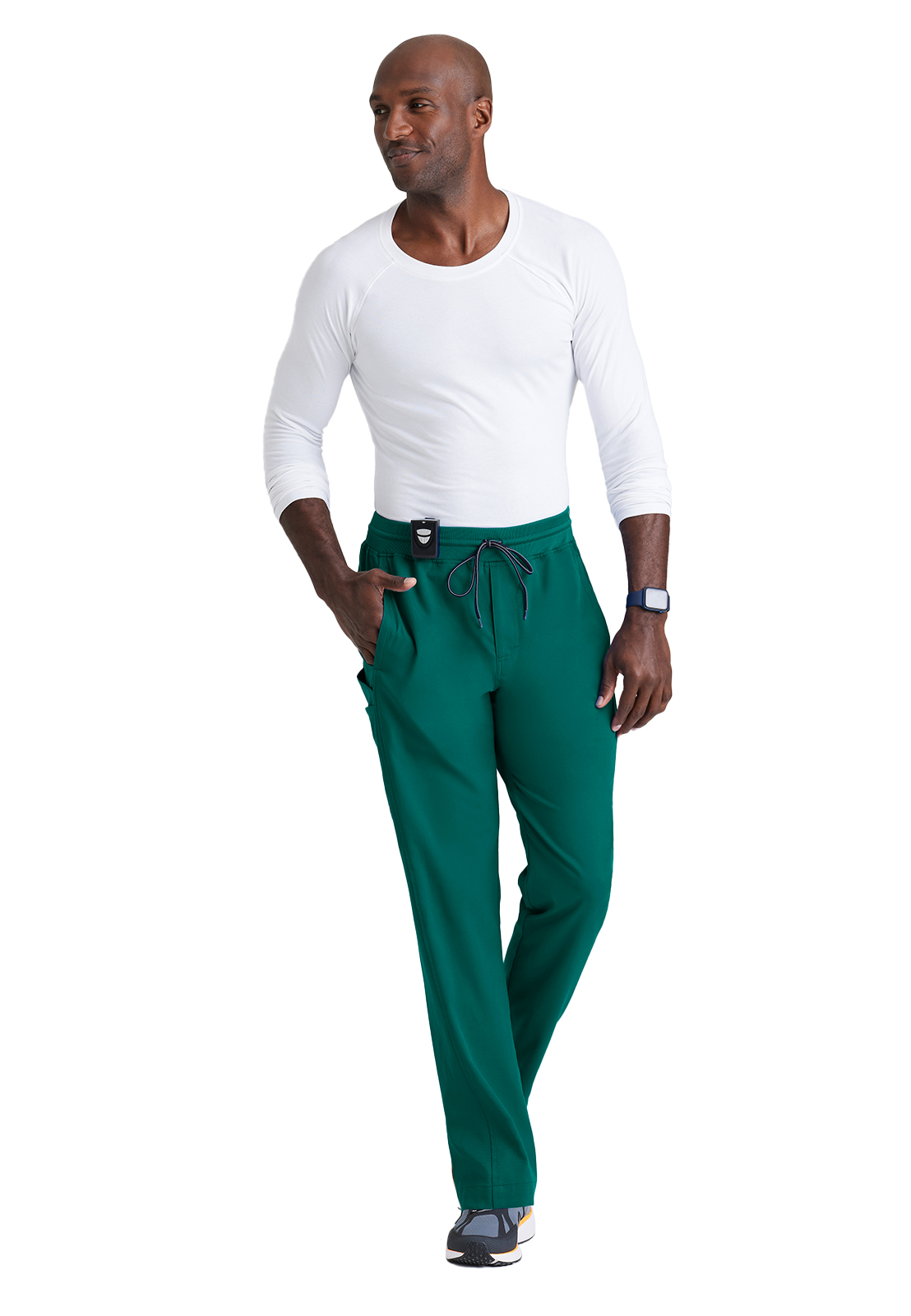 Grey's Anatomy Spandex Stretch - Men's Six-Pocket Straight leg Hudson Scrub Pant 38