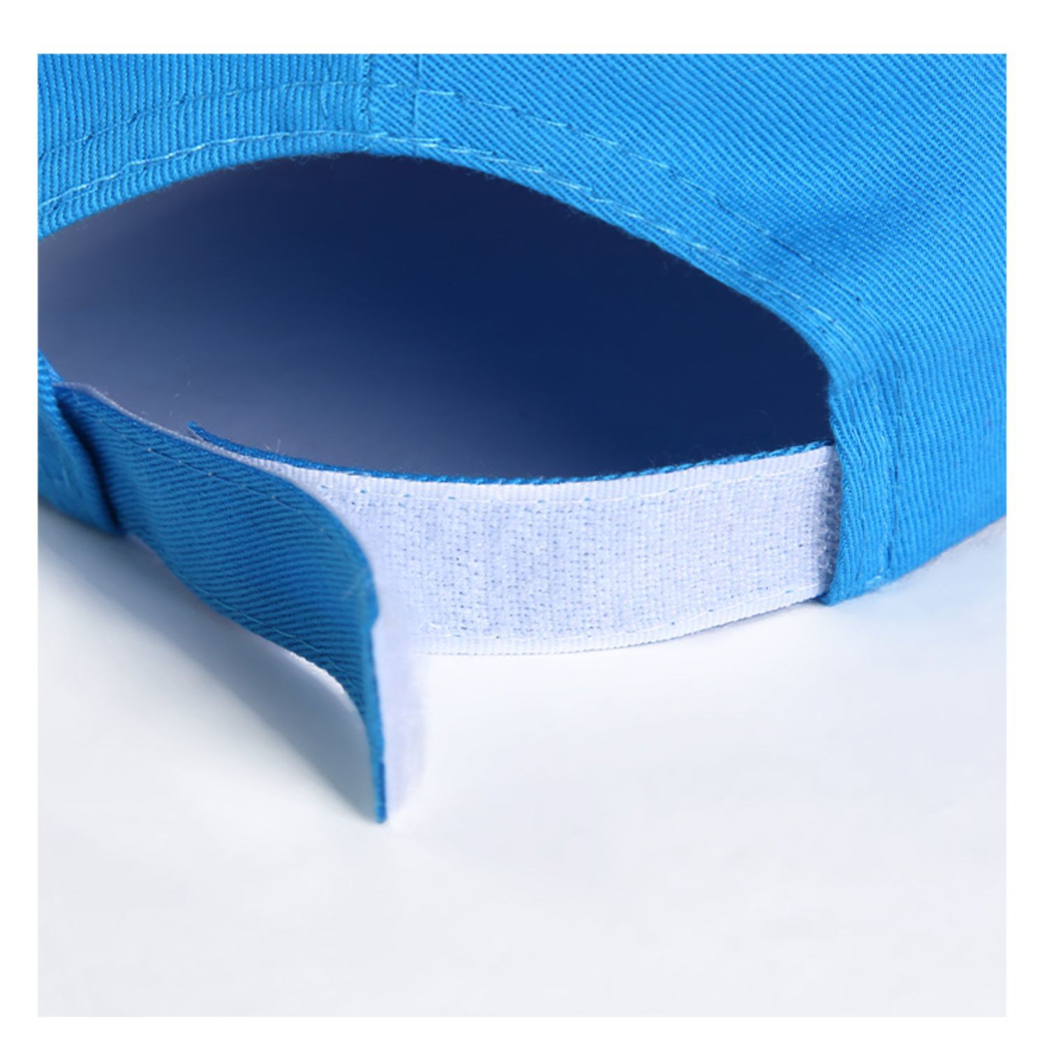 Structured Two-tone 5 Panel Sandwich bill Cap w/ Hook & Loop 1