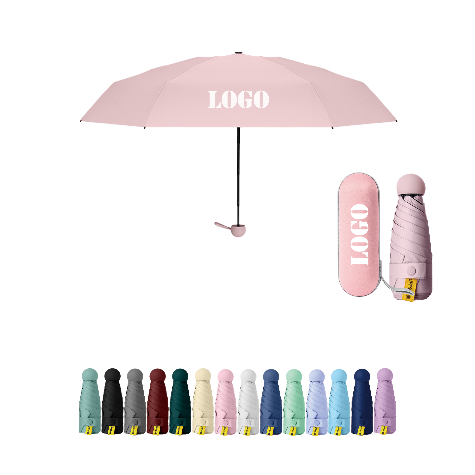Folding Umbrella With Pocket Capsule 3