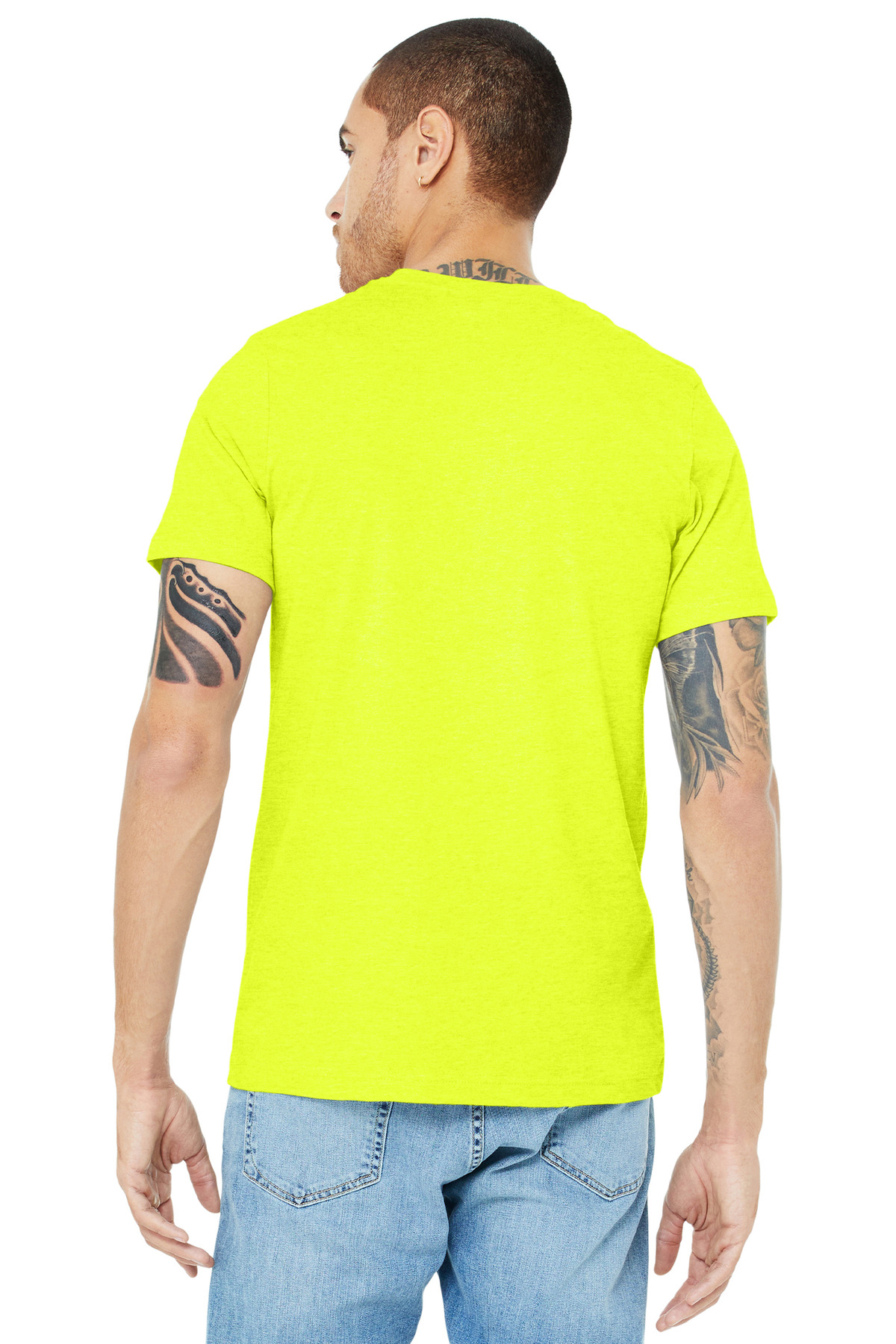 BELLA+CANVAS Unisex Heather CVC Short Sleeve Tee. BC3001CVC 314