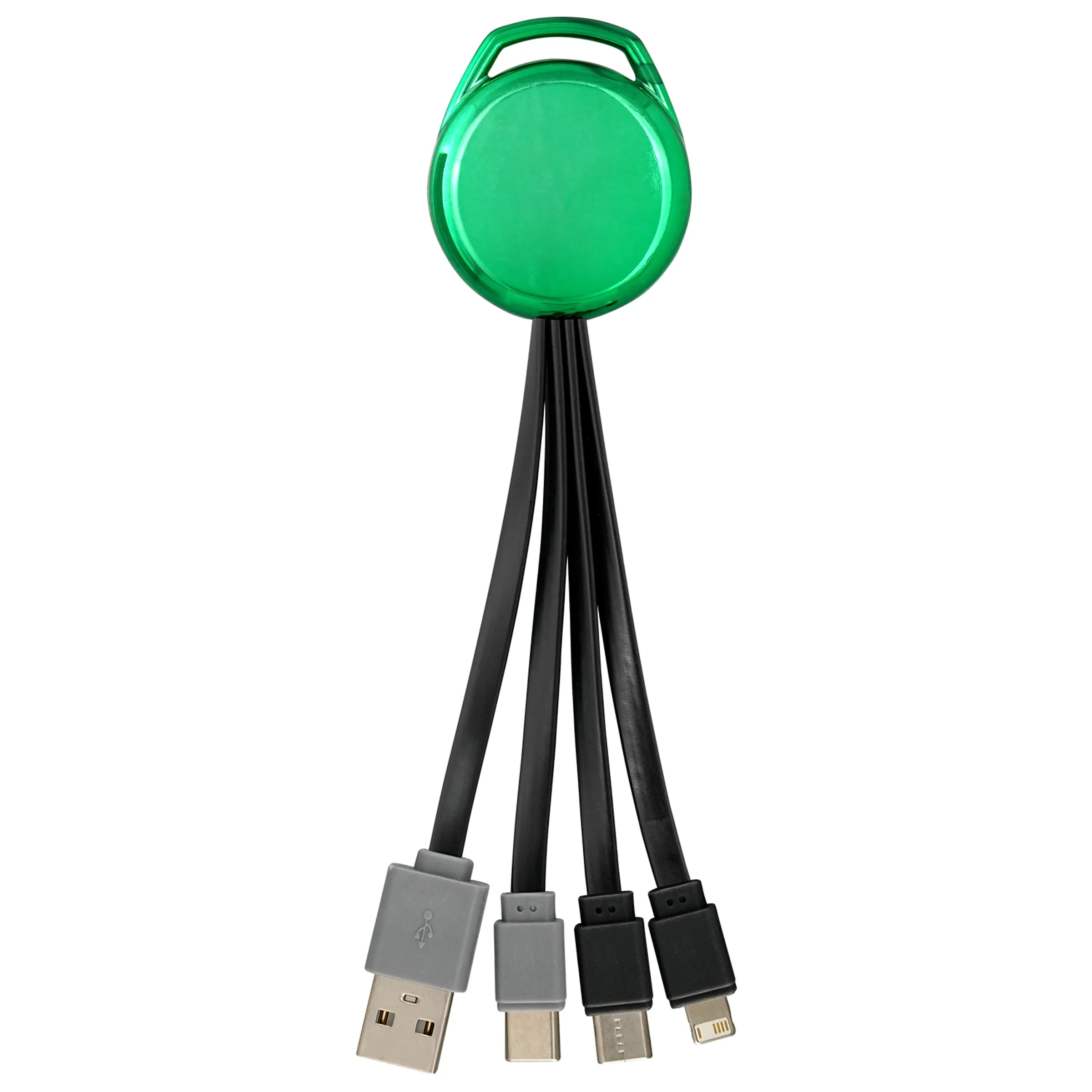 Metallic Vivid Dual Input 3-in-1 Charging Cable 16