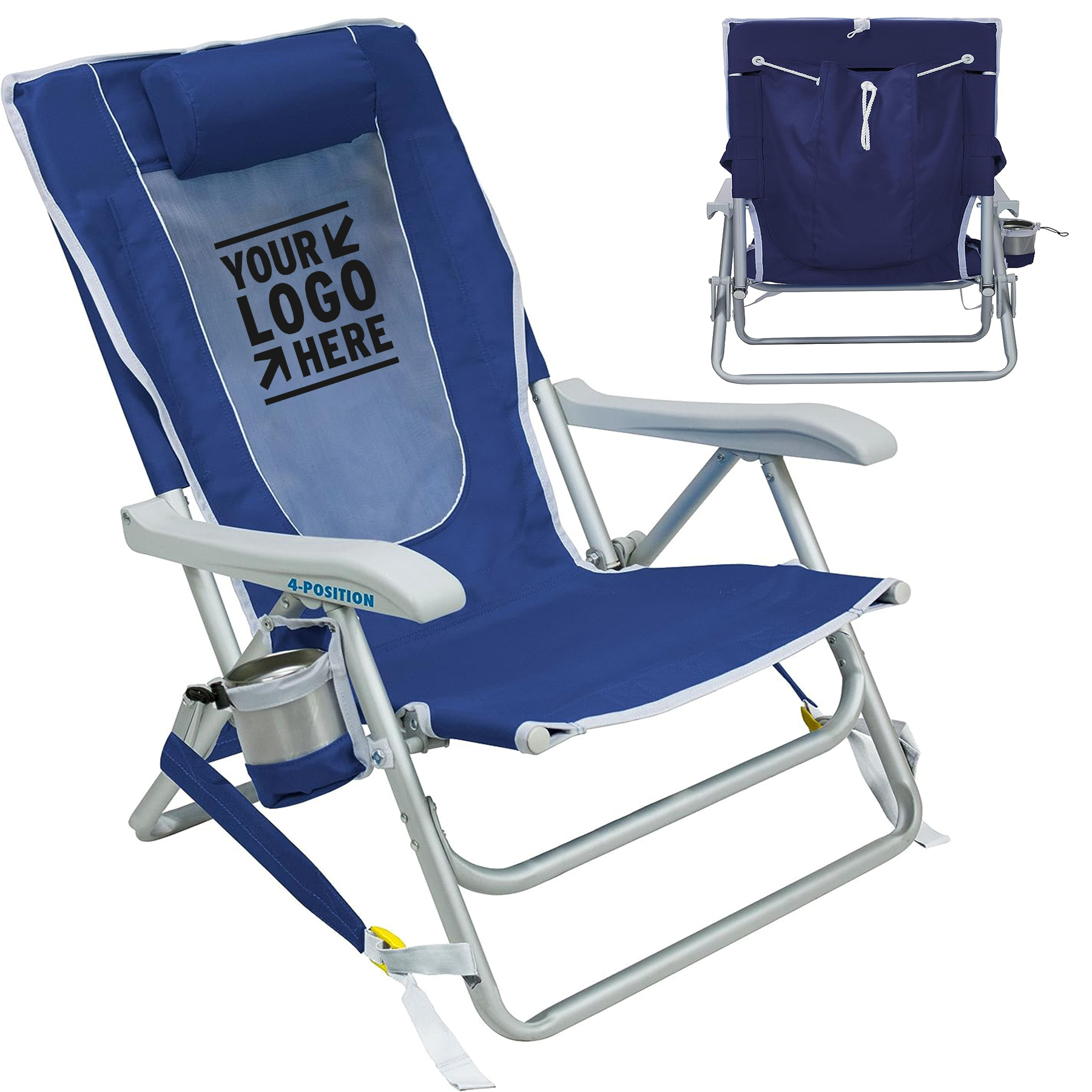 Outdoor Portable Waterside Backpack Beach Chair 2
