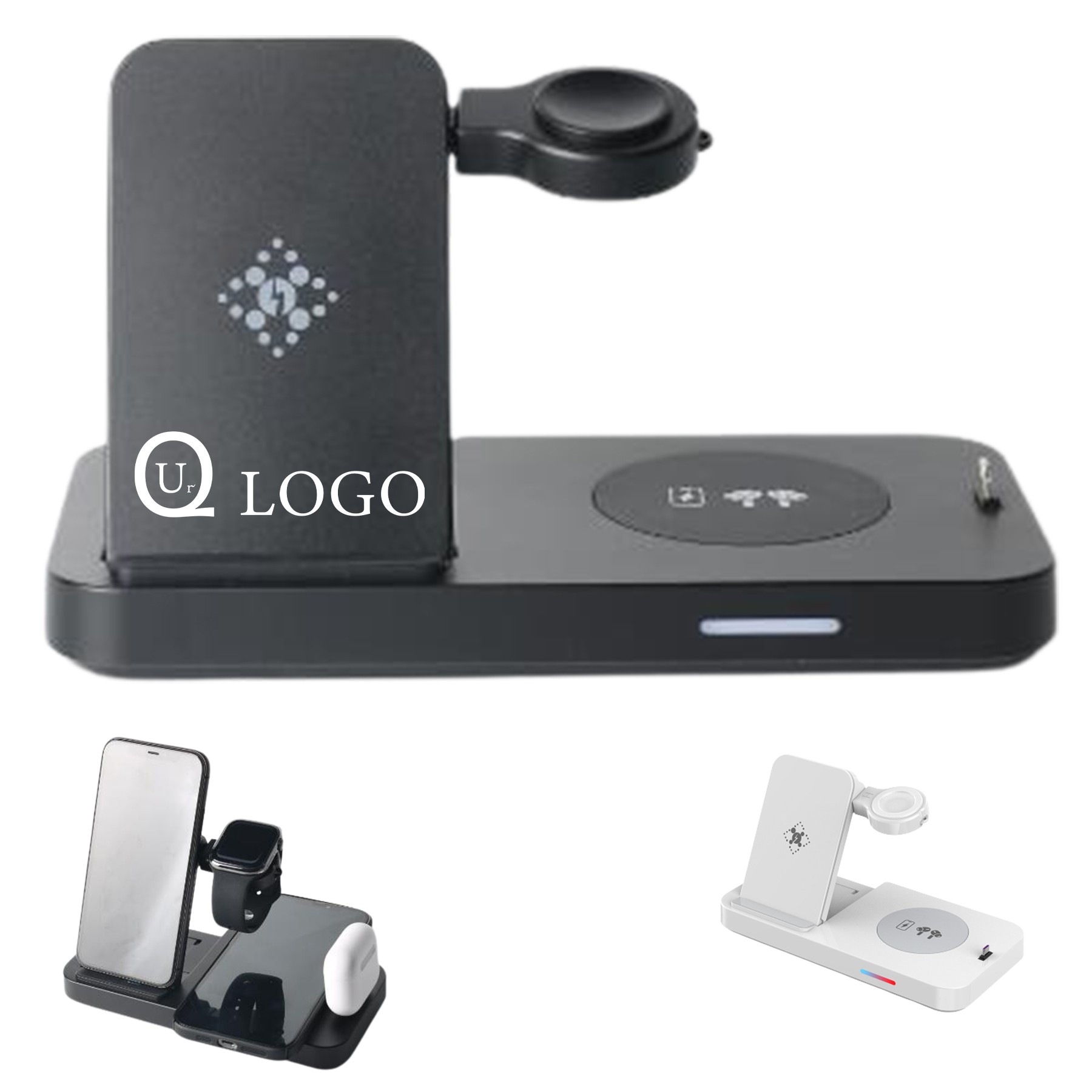 4-In-1 Phone Stand Wireless Charger