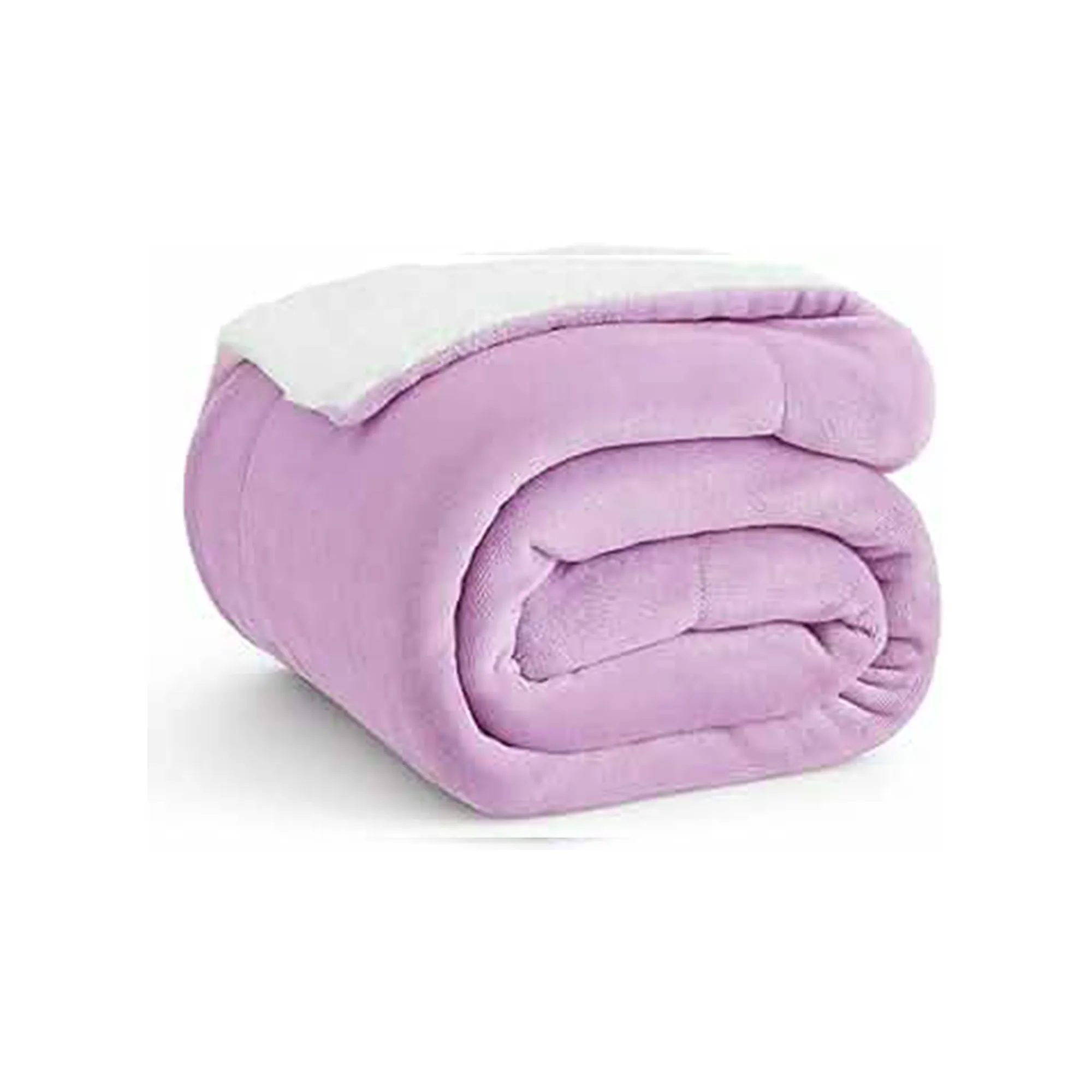Soft Sherpa Fleece Throw Blanket 50"L x 60"W 7