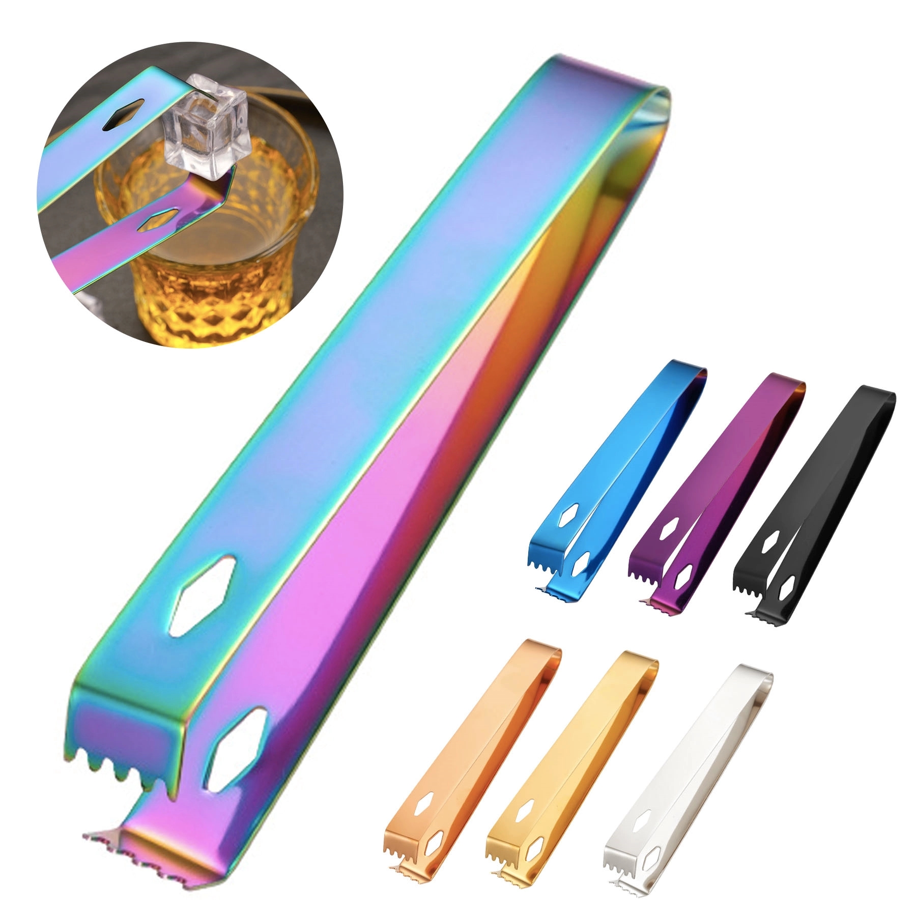304 Stainless Steel Ice Clip Colorful 2