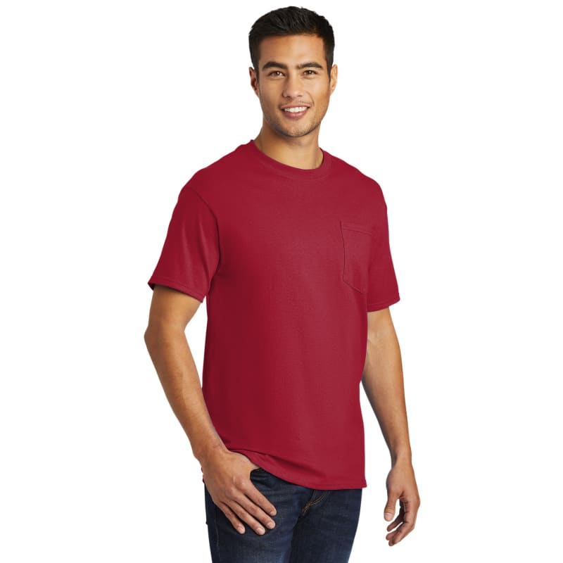 Port & Company - Tall Essential Pocket Tee. 82