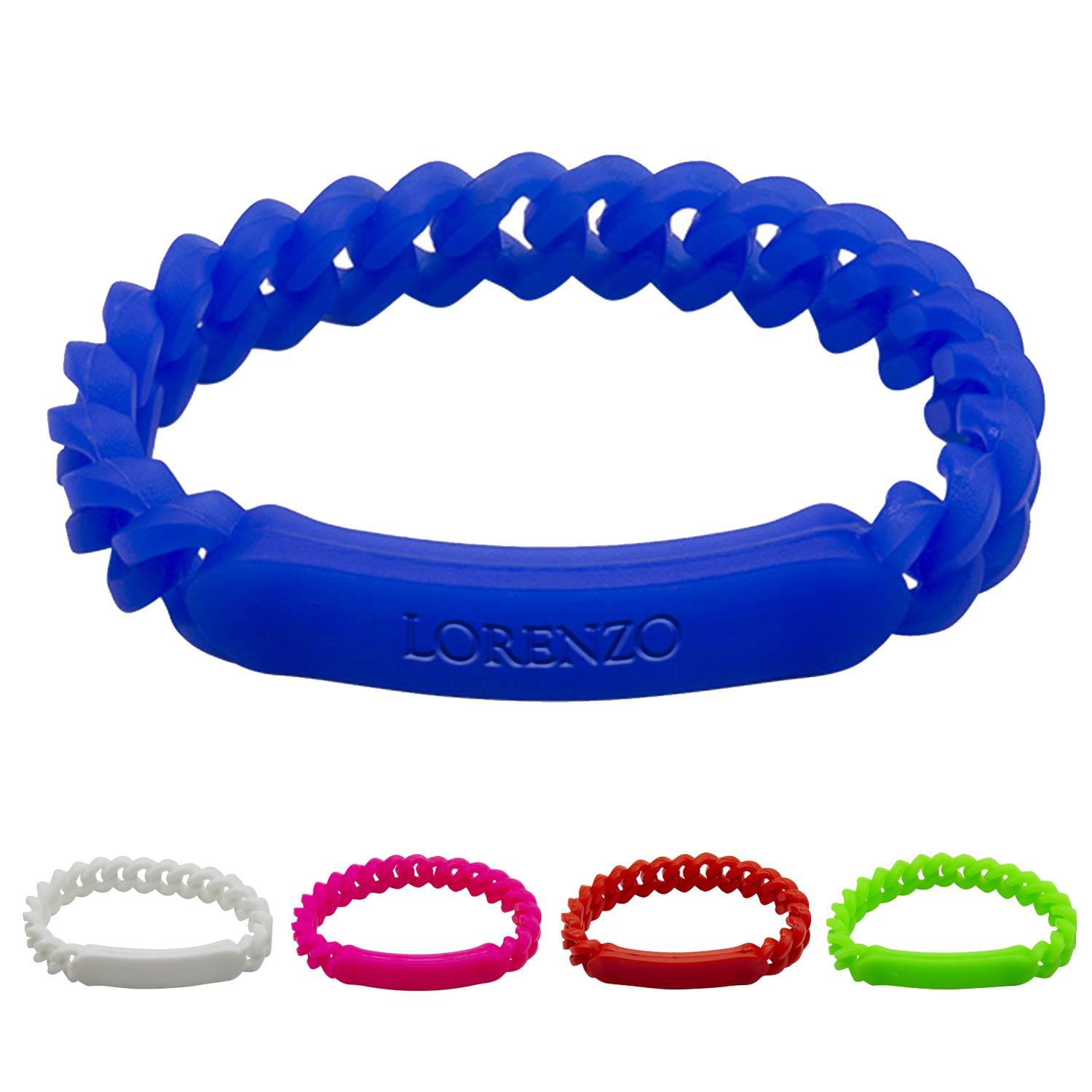 Webbing Silicone Wristbands Bracelet