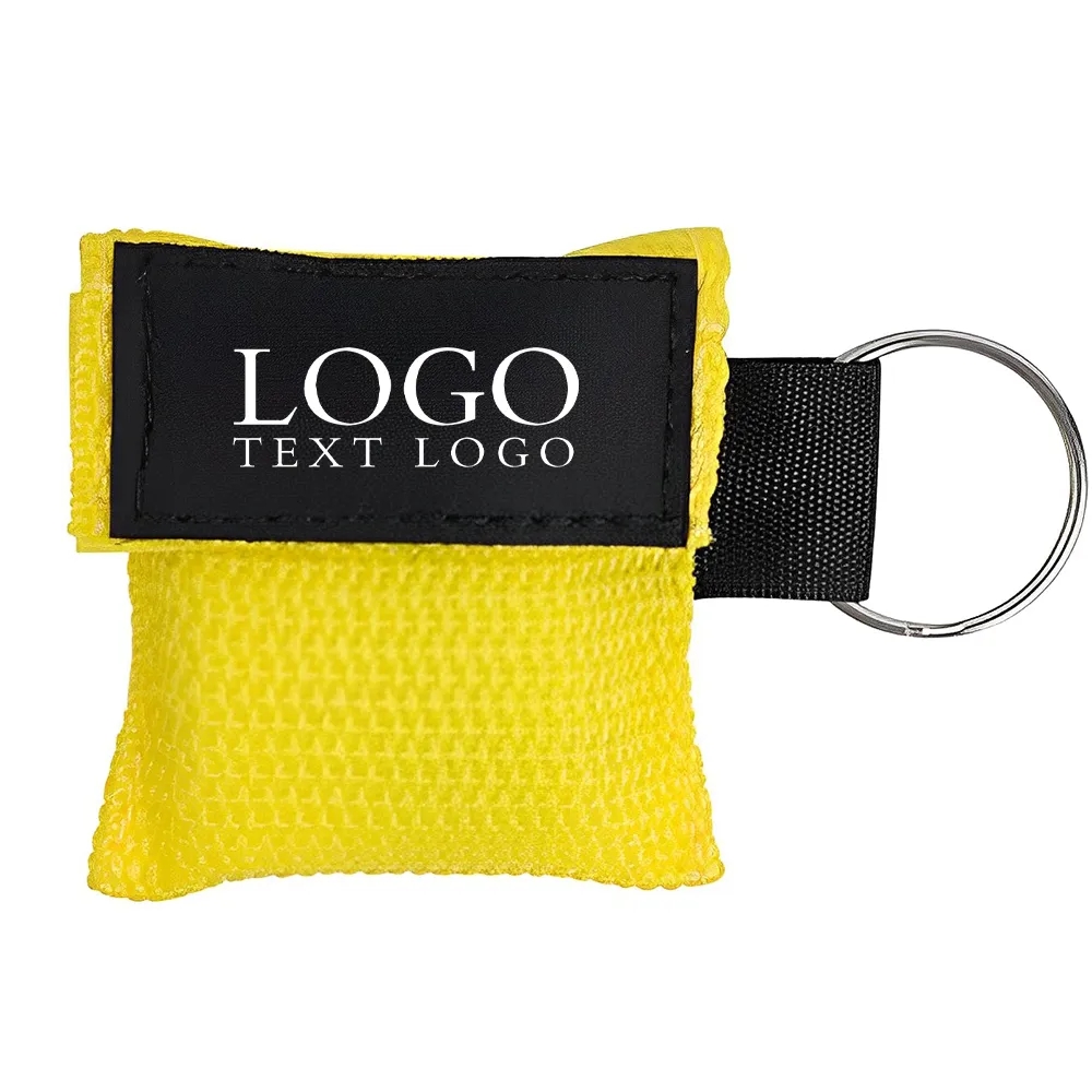 Custom CPR Face Shield Mask Keyring 10