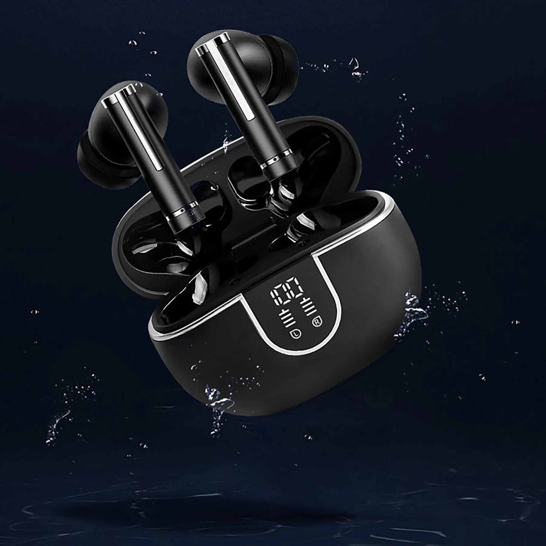 LED Power Display Ear Buds 5