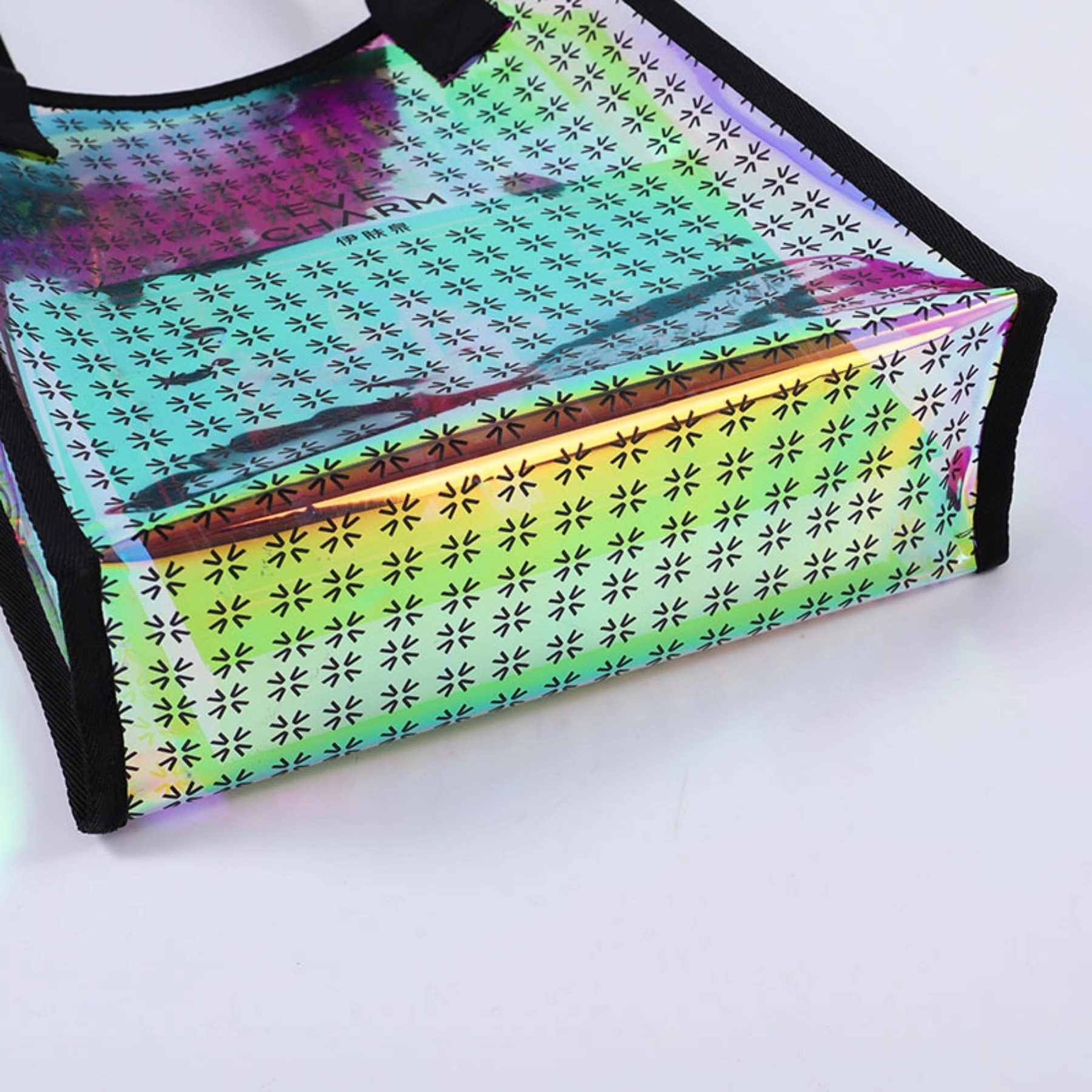 Large Clear Tote Bag Pvc Shoulder Handbag 2