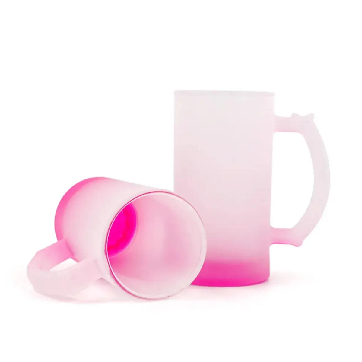 Frosted Mug Color-changing Gradient Cup Bottle With Handle 3