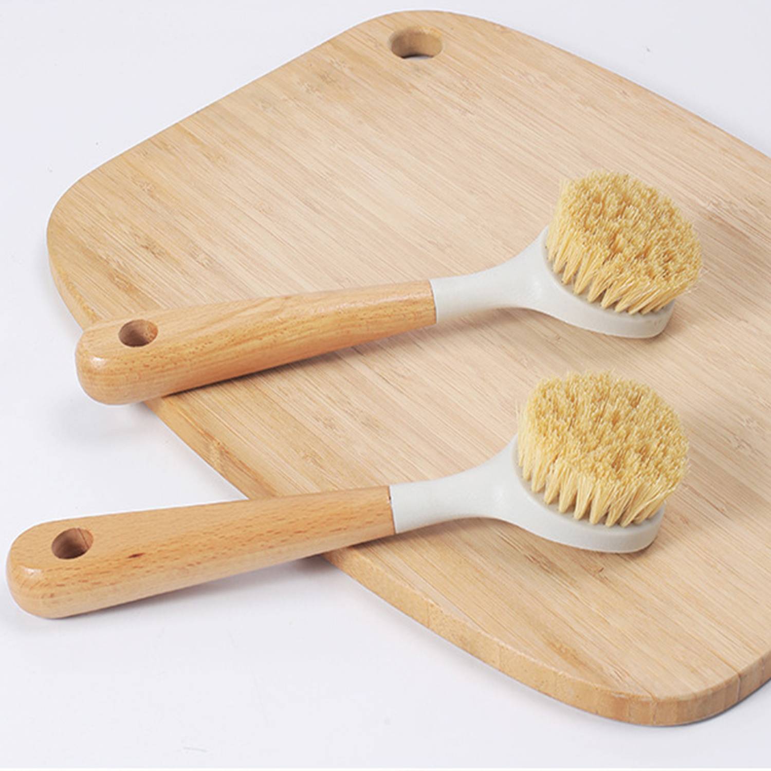 Wooden Handle Pot Washing Brush 6