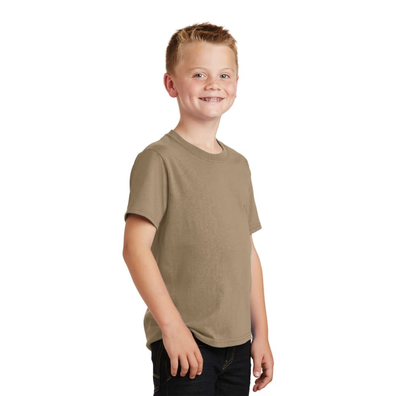 Port & Company - Youth Core Cotton Tee. 135