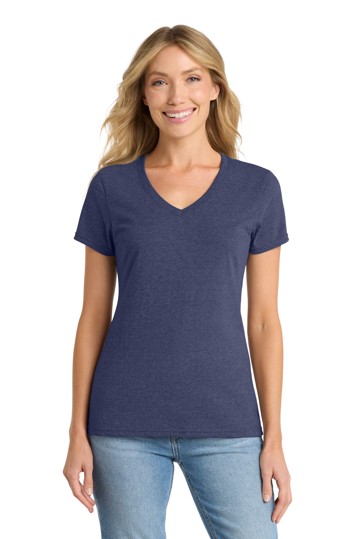 Port & Co Women's Fan Favorite Blend V-Neck Tee. LPC455V 59