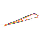 Recycled Polyester Rainbow Lanyard 10