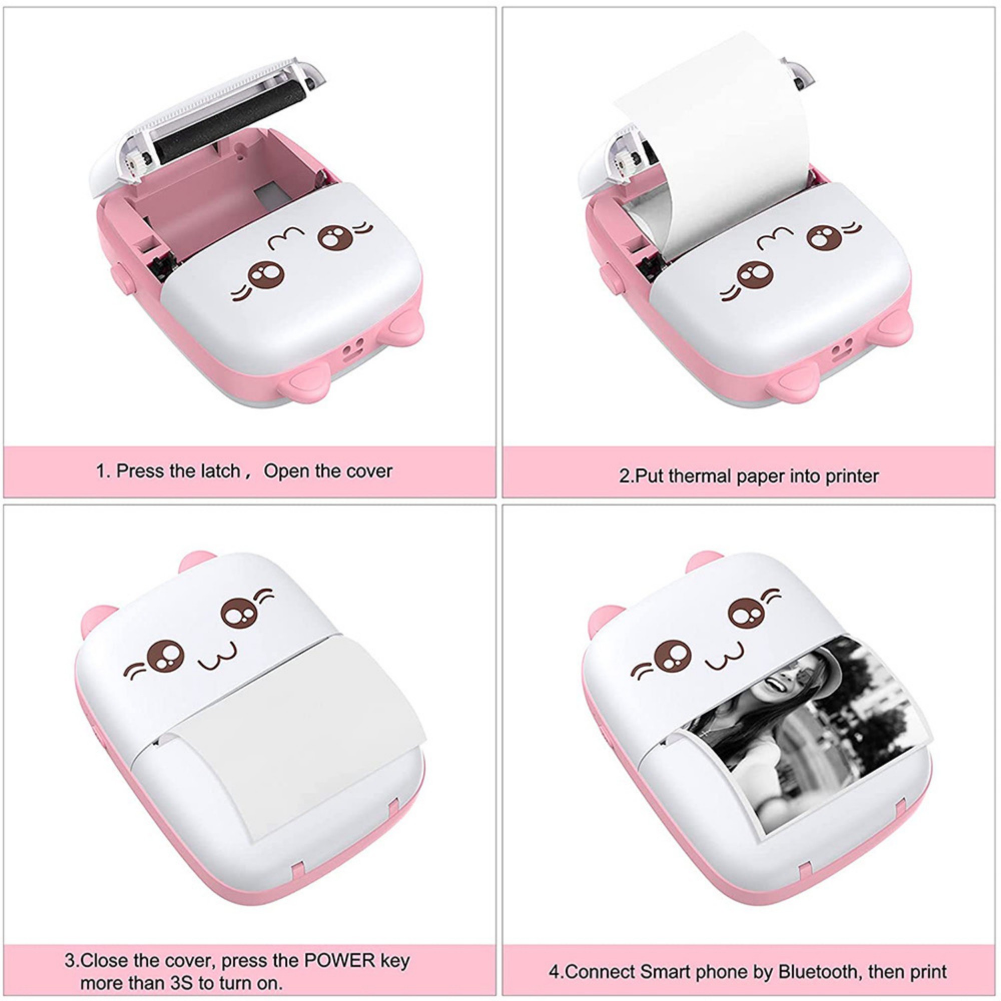 Mini Bluetooth Thermal Printer 8