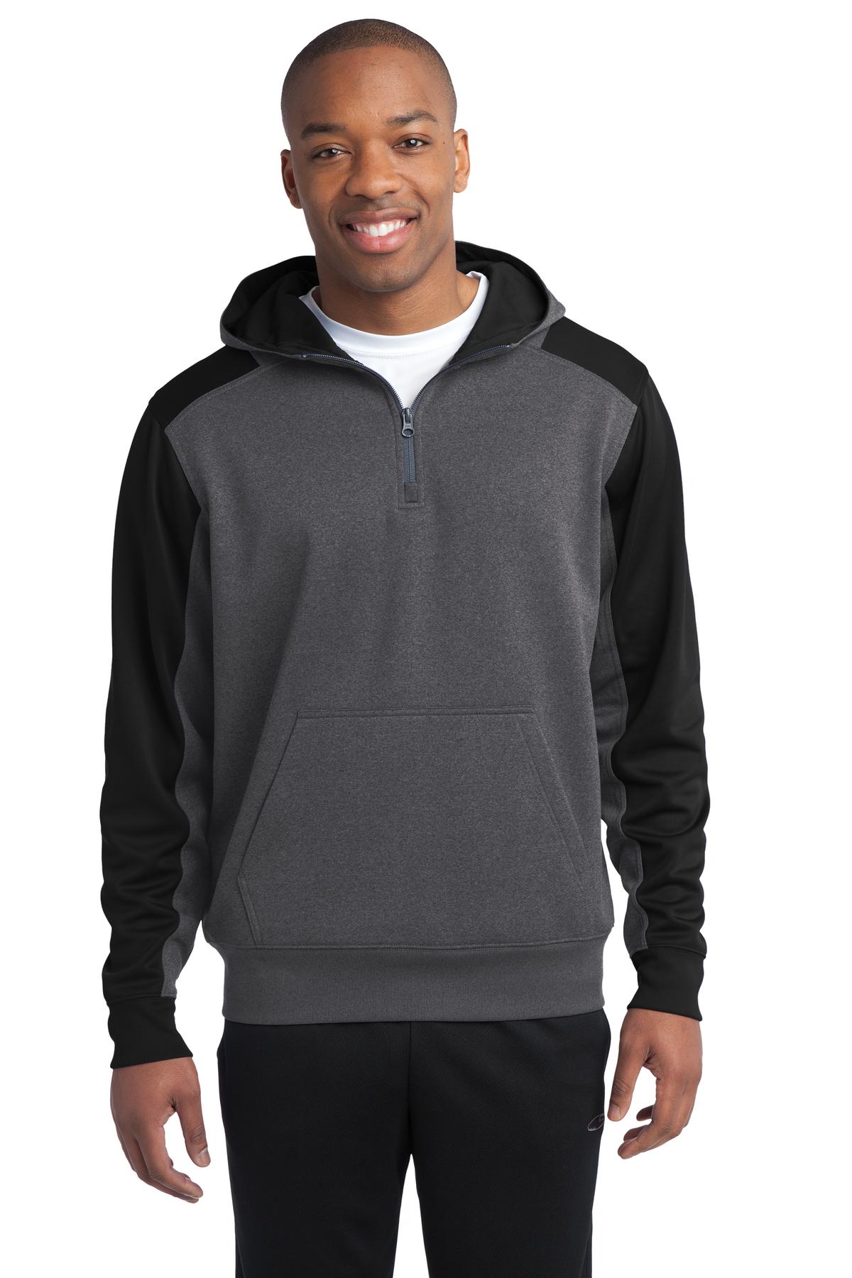 Tech Fleece Colorblock 1/4-Zip Hooded Sweatshirt