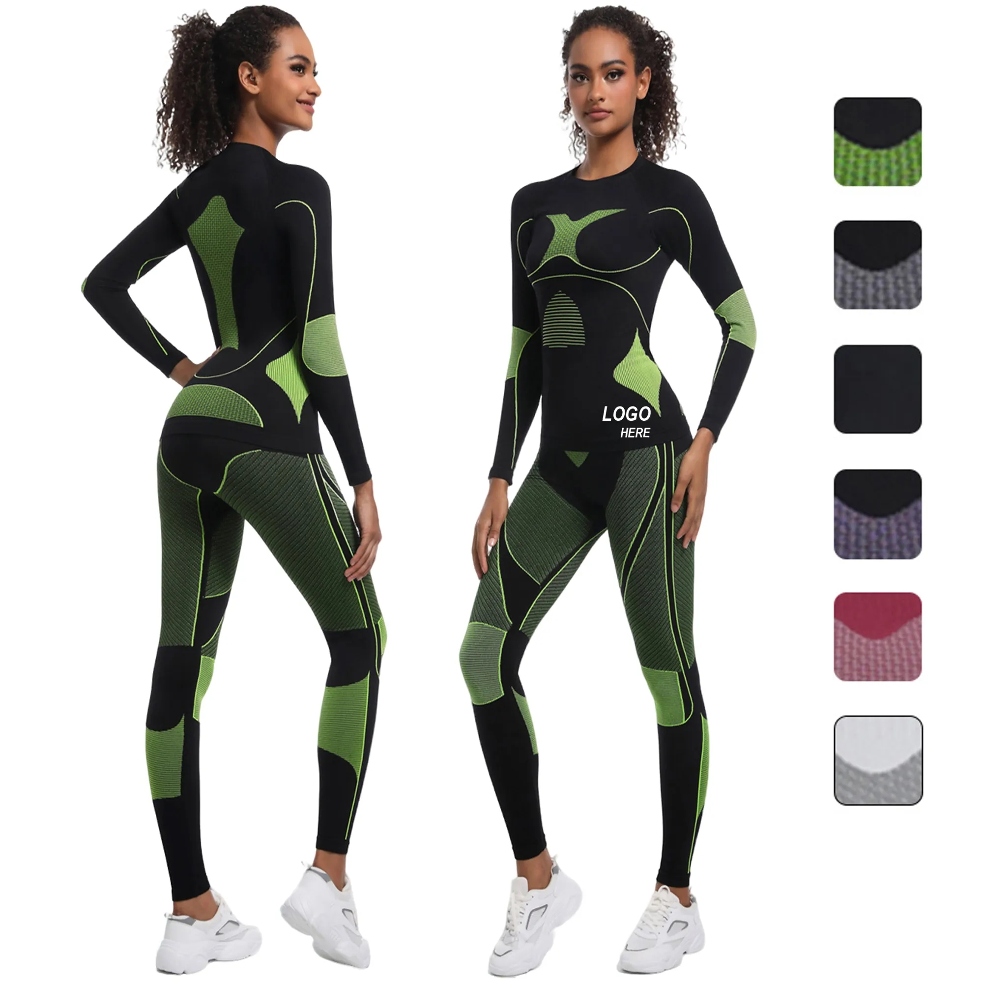 Women's Seamless Knitted Long Sleeved 5