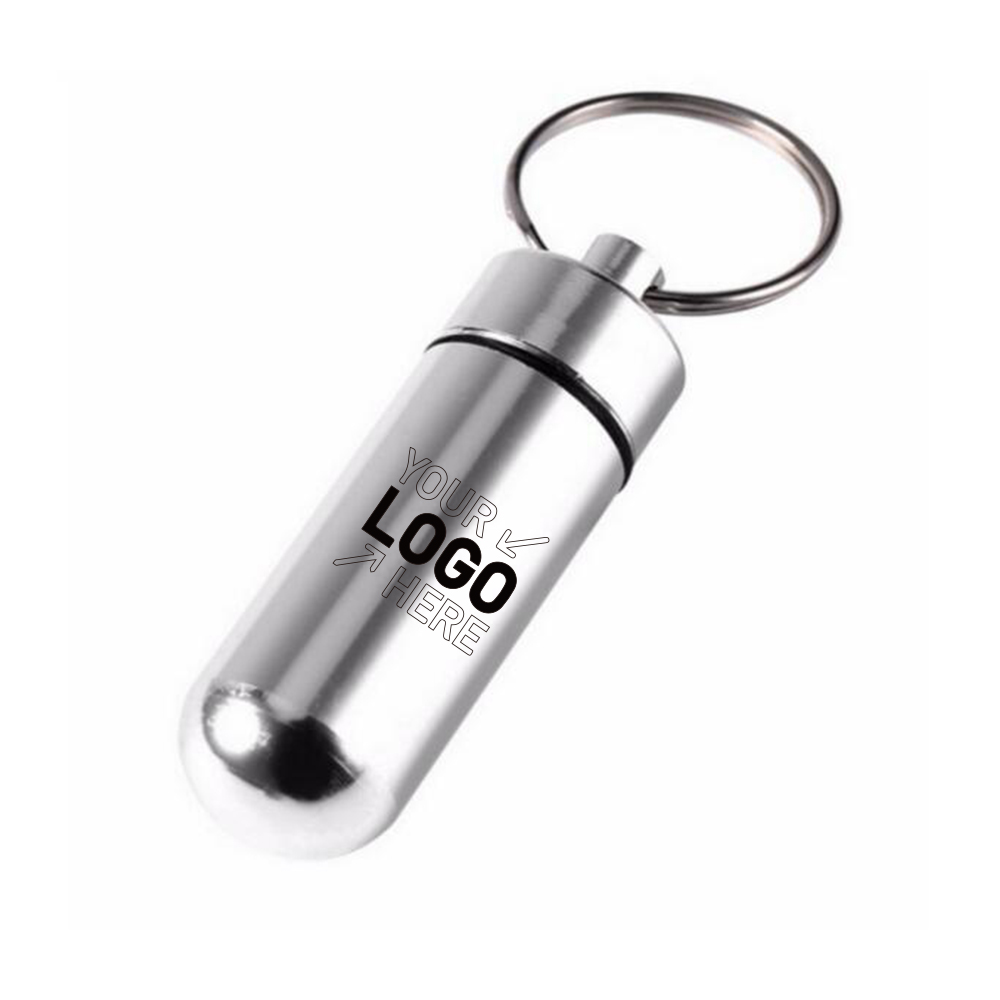 Waterproof Aluminum Pill Holders Storage Drug Container