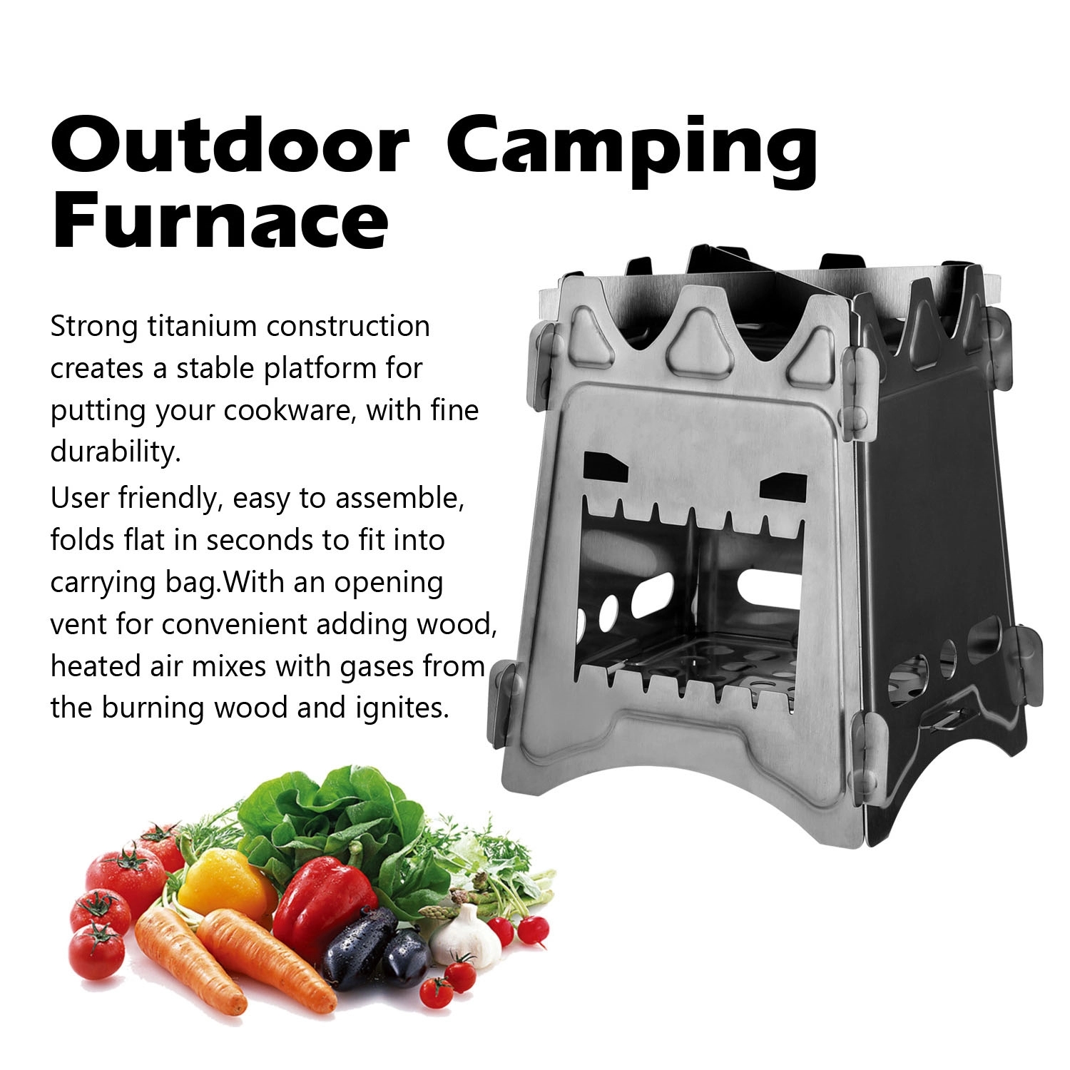 Camping Foldable Backpacking Stove Evil Eyes 4