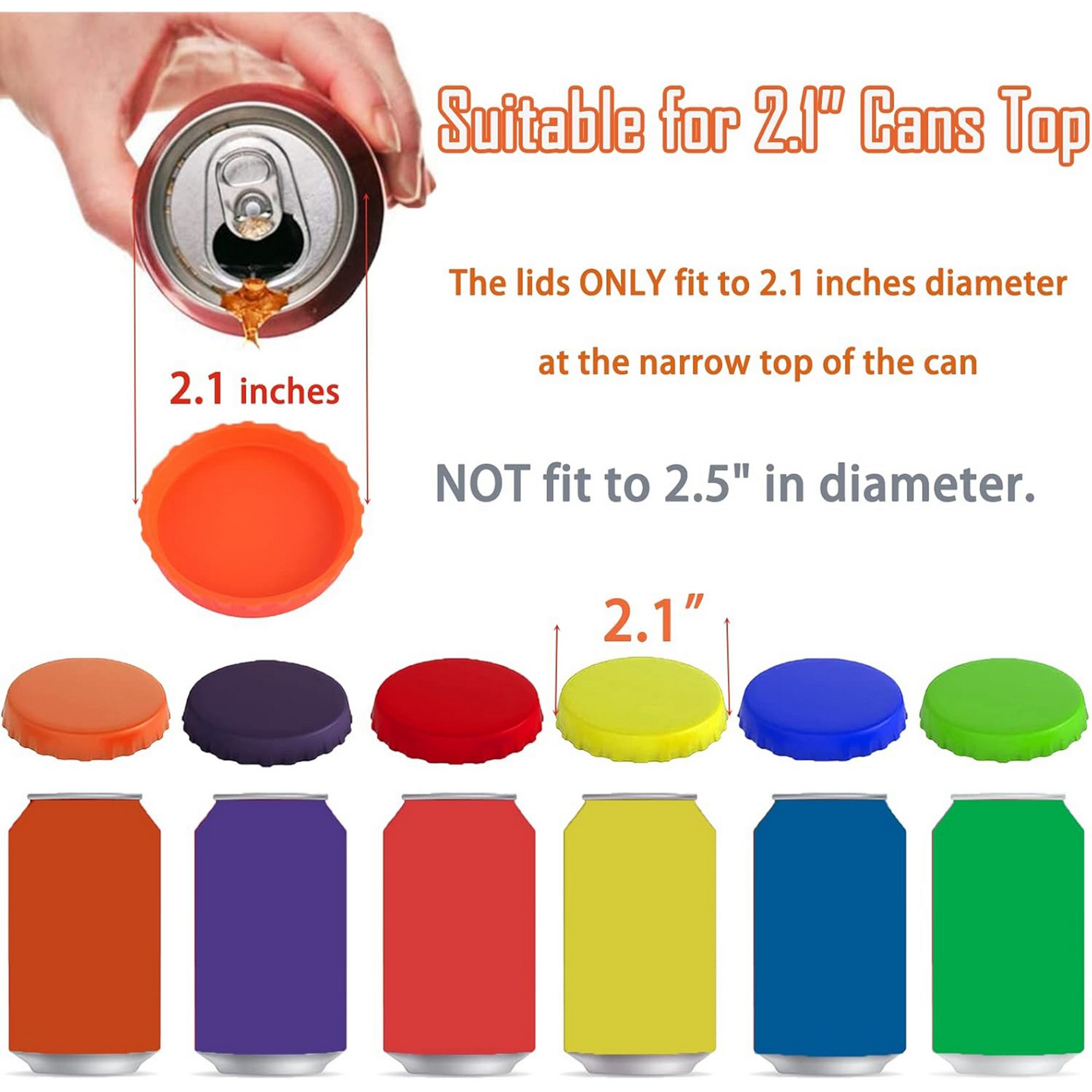 Silicone Soda Can Lids 4