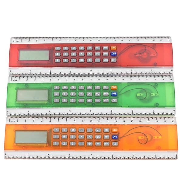 Promotional 8" Ruler Calculator 1