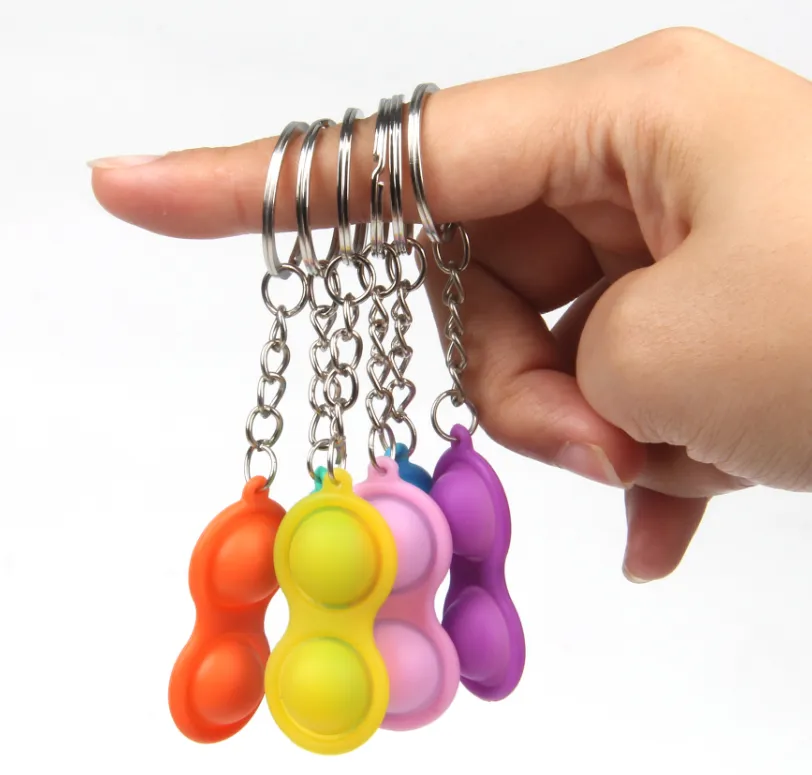 Bubble Triangle Push Pop Keychain 9