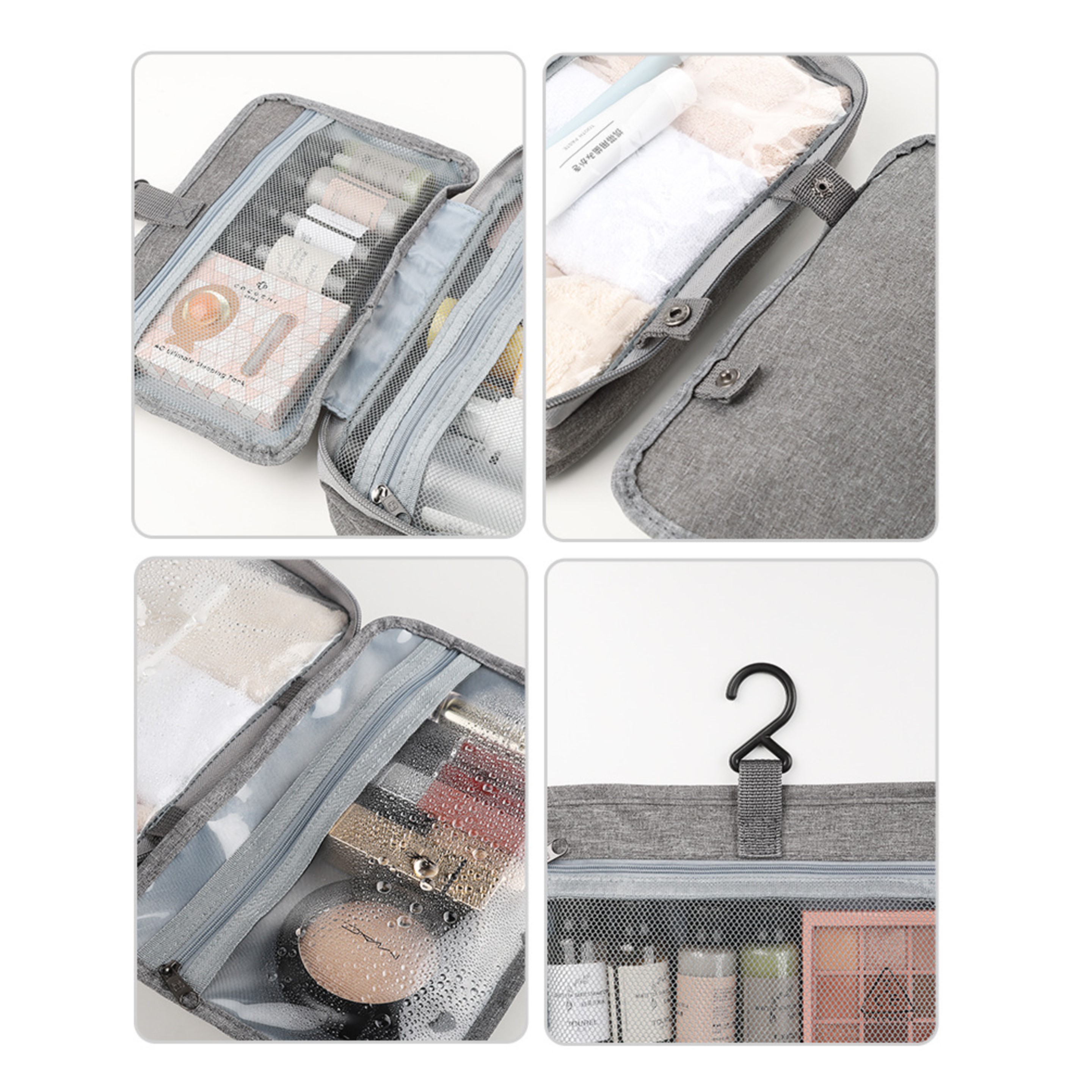 Toiletry Bag with Hanging Hook (direct import) 5