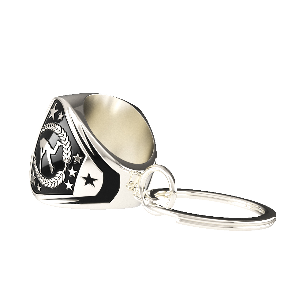 Epic Keychain Ring w/ Stock Bezel & Stock Side Inserts 13