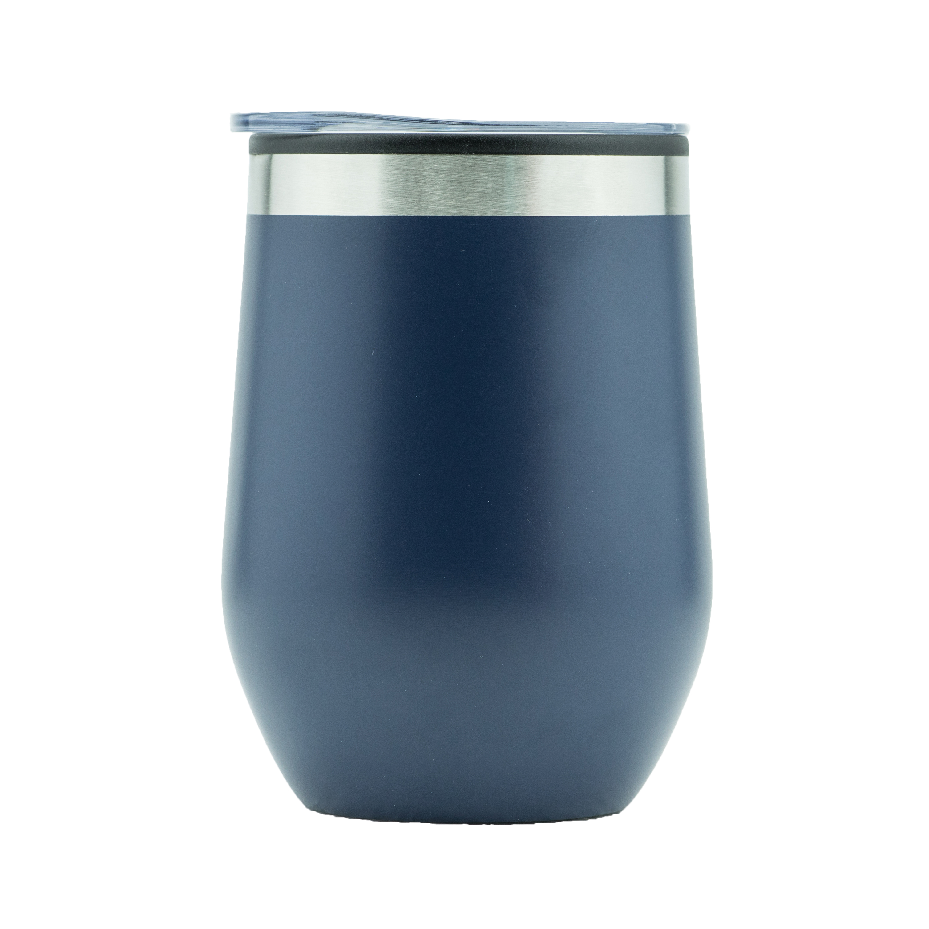 Madison 12 Oz. Double Walled SS/PP Wine Cup (Navy)