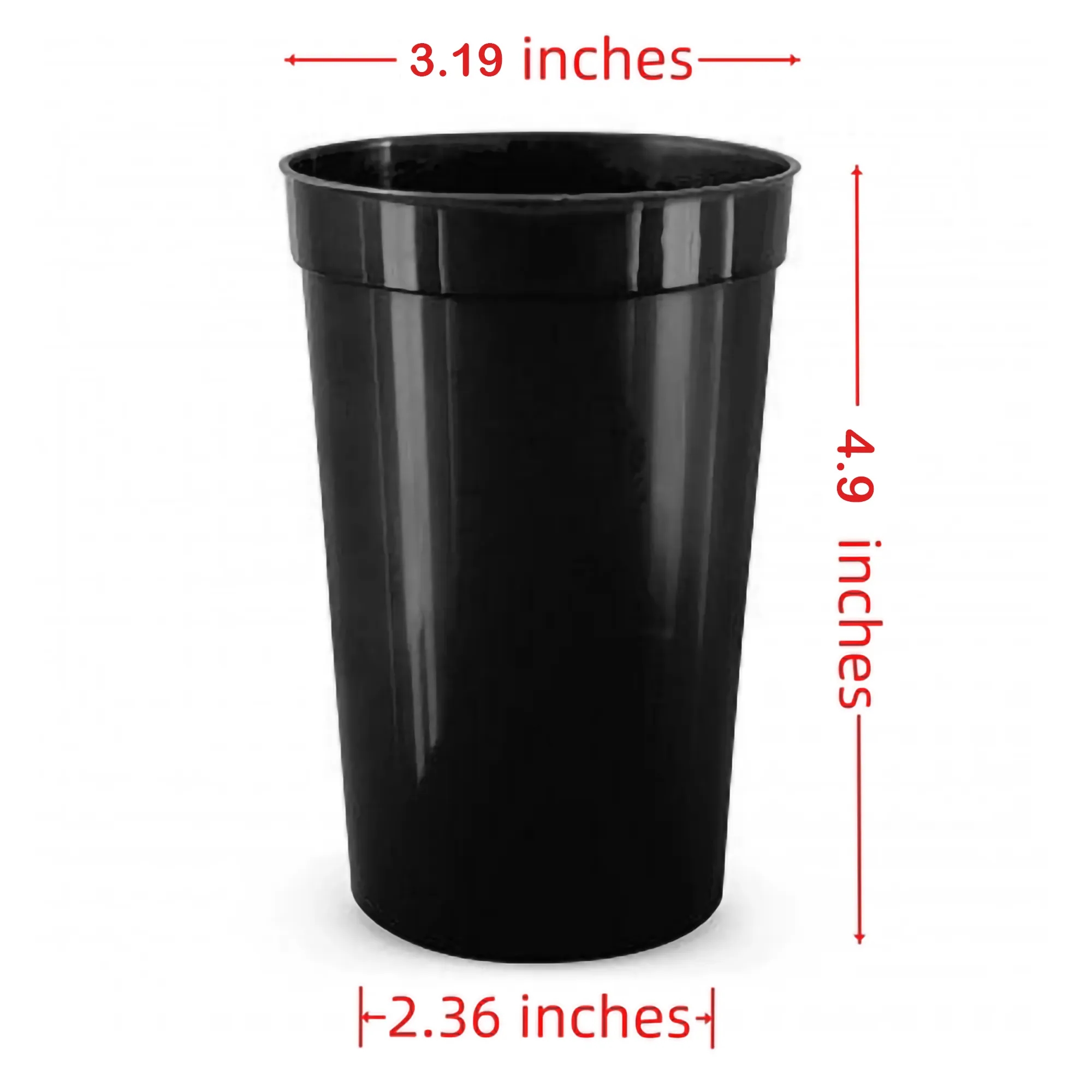 16 oz Vintage Reusable Plastic Stadium Cup MOQ20 2