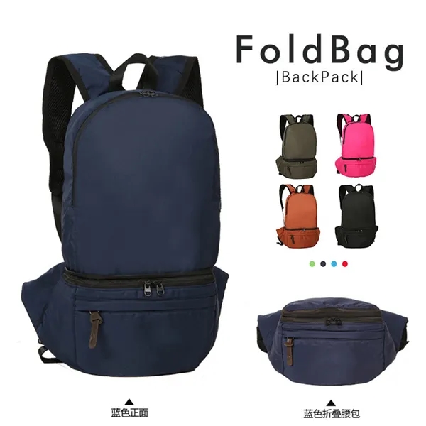 Foldable Sports Backpack Waist Bag 4