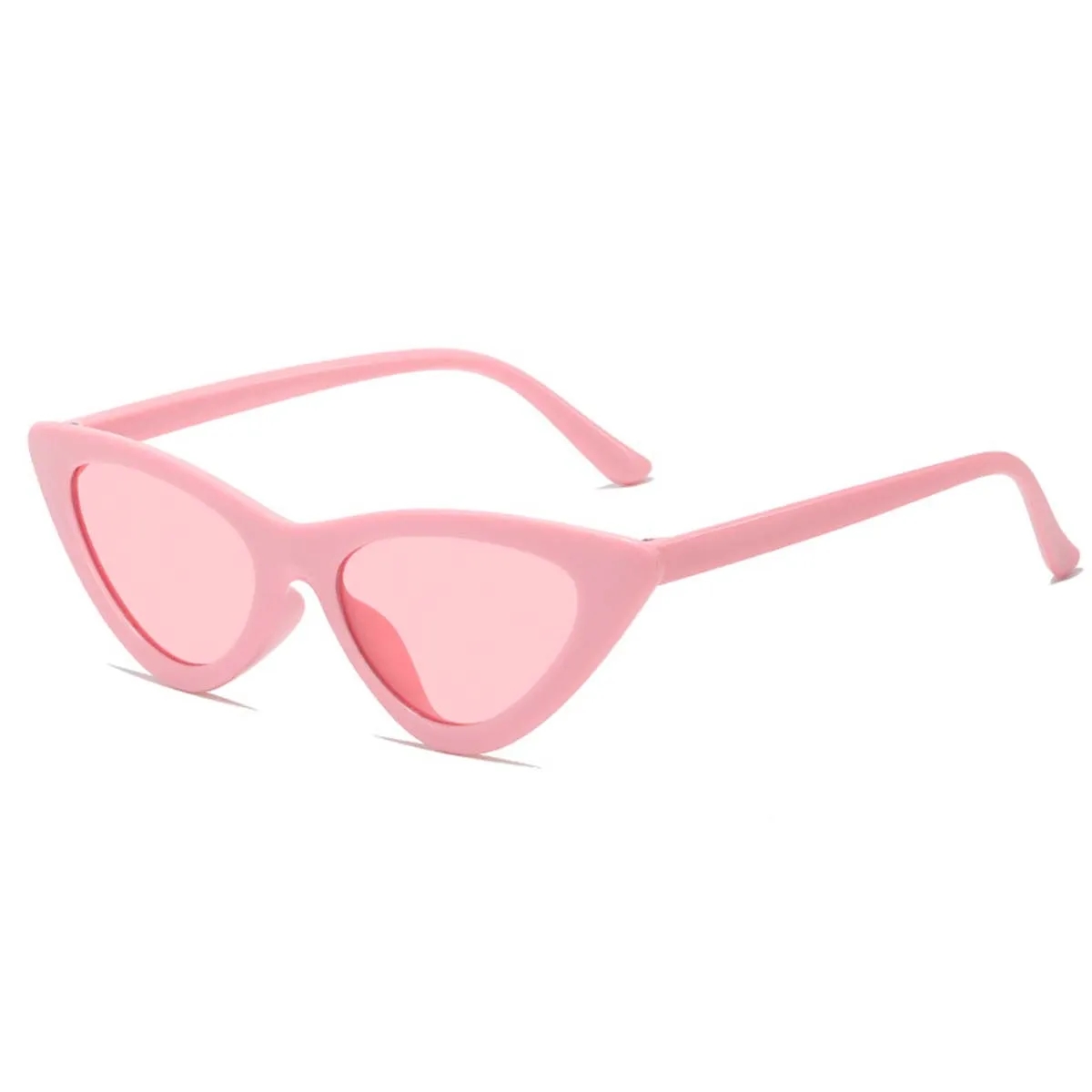 Trendy Cat-Eye Sunglasses Women Protected Triangle Shades 2