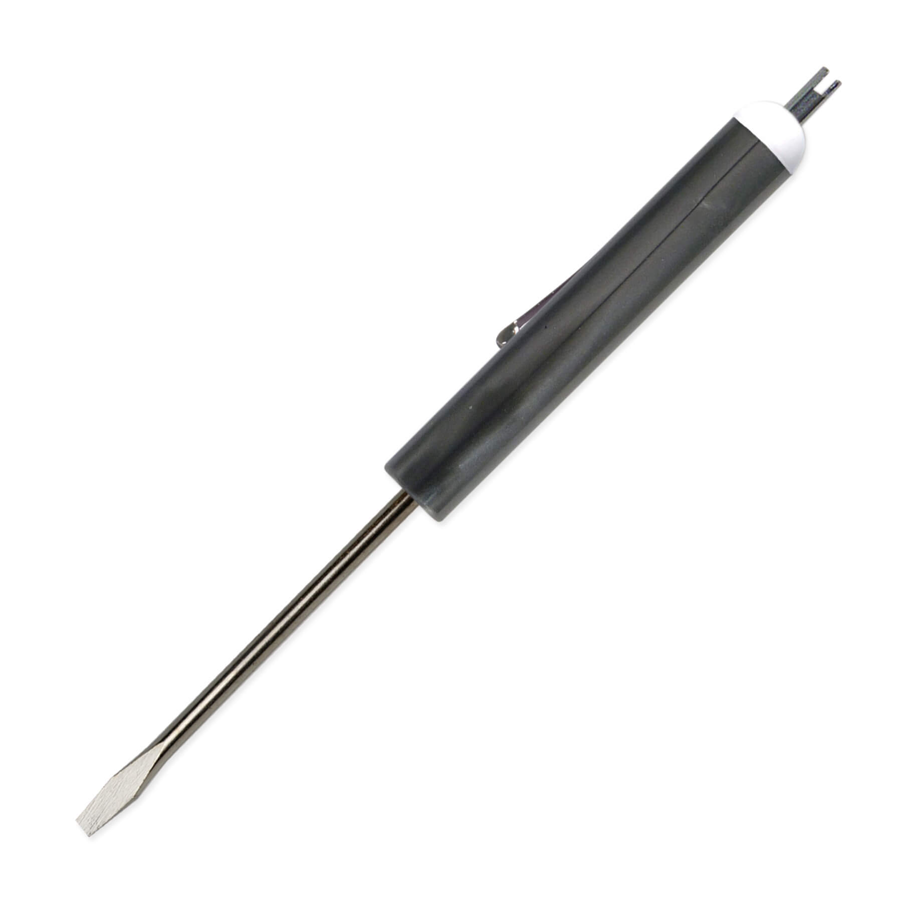 Pocket Screwdriver 1/8" Flat Blade + Valve Stem Top 29